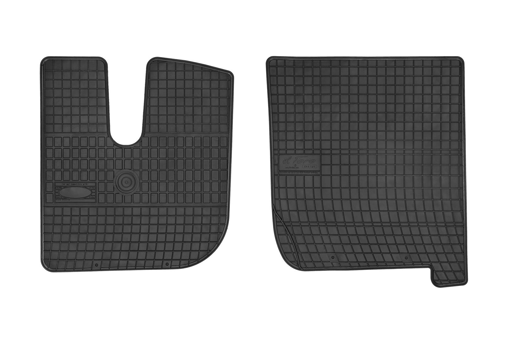 FROGUM Гумени патосници за Iveco Stralis по 2002 година широка кабина 2 дела црни