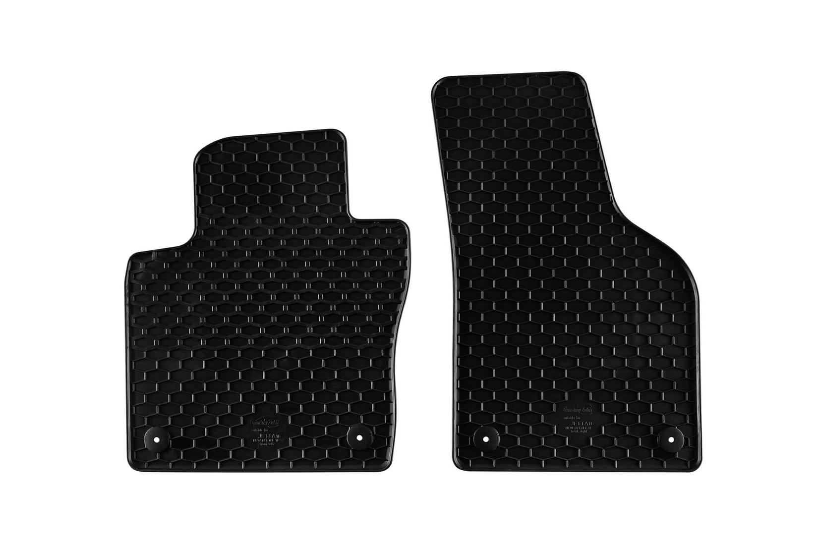 GUMARNY ZUBRI Гумени патосници за VW Beetle по 2011 година 2 дела црни