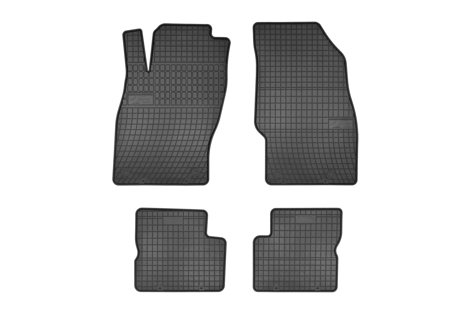 FROGUM Гумени патосници за Opel Corsa D 2006-2014 Adam 2013-2019 4 дела црни