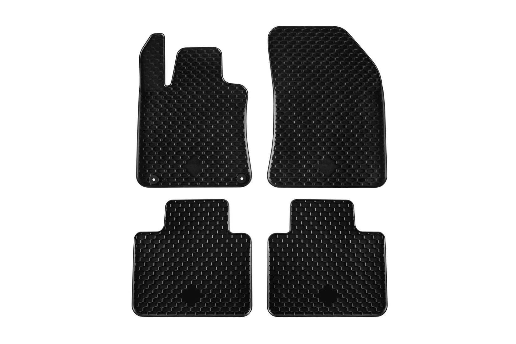 GUMARNY ZUBRI Гумени патосници за Peugeot 508 по 2018 година Citroen DS9 по 2020 година 4 дела црни