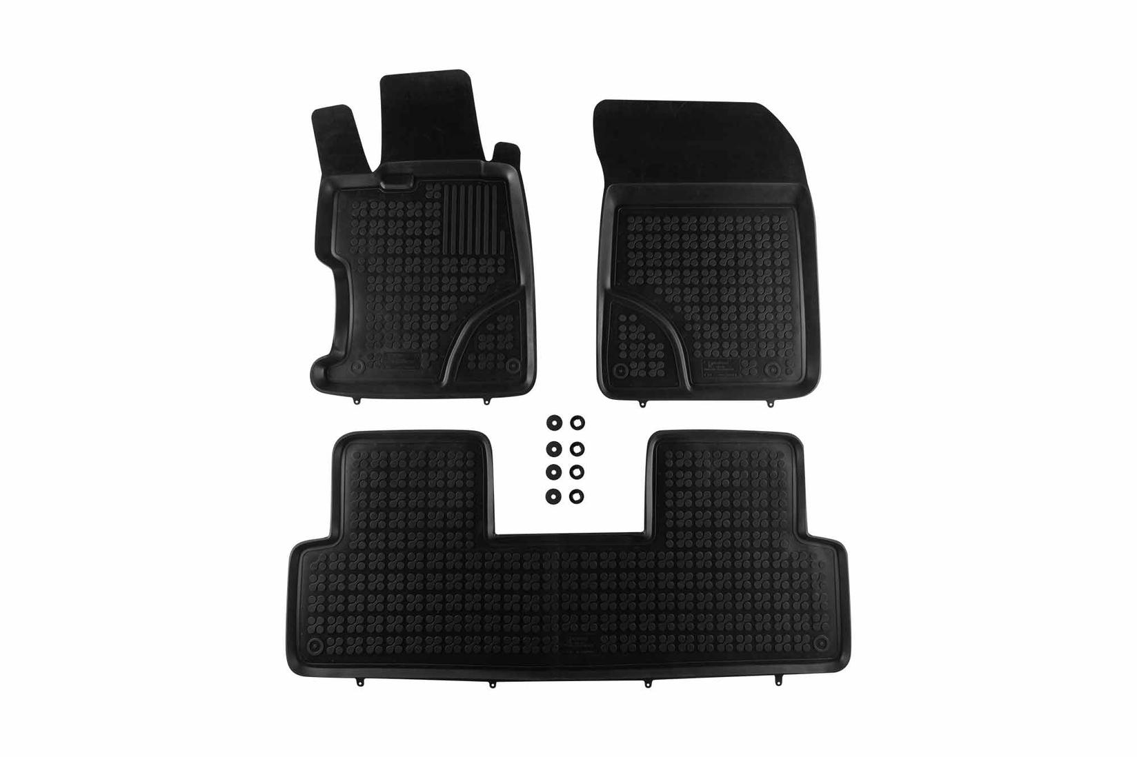 REZAW-PLAST Гумени патосници за Honda Civic седан 2012-2017 3 дела црни