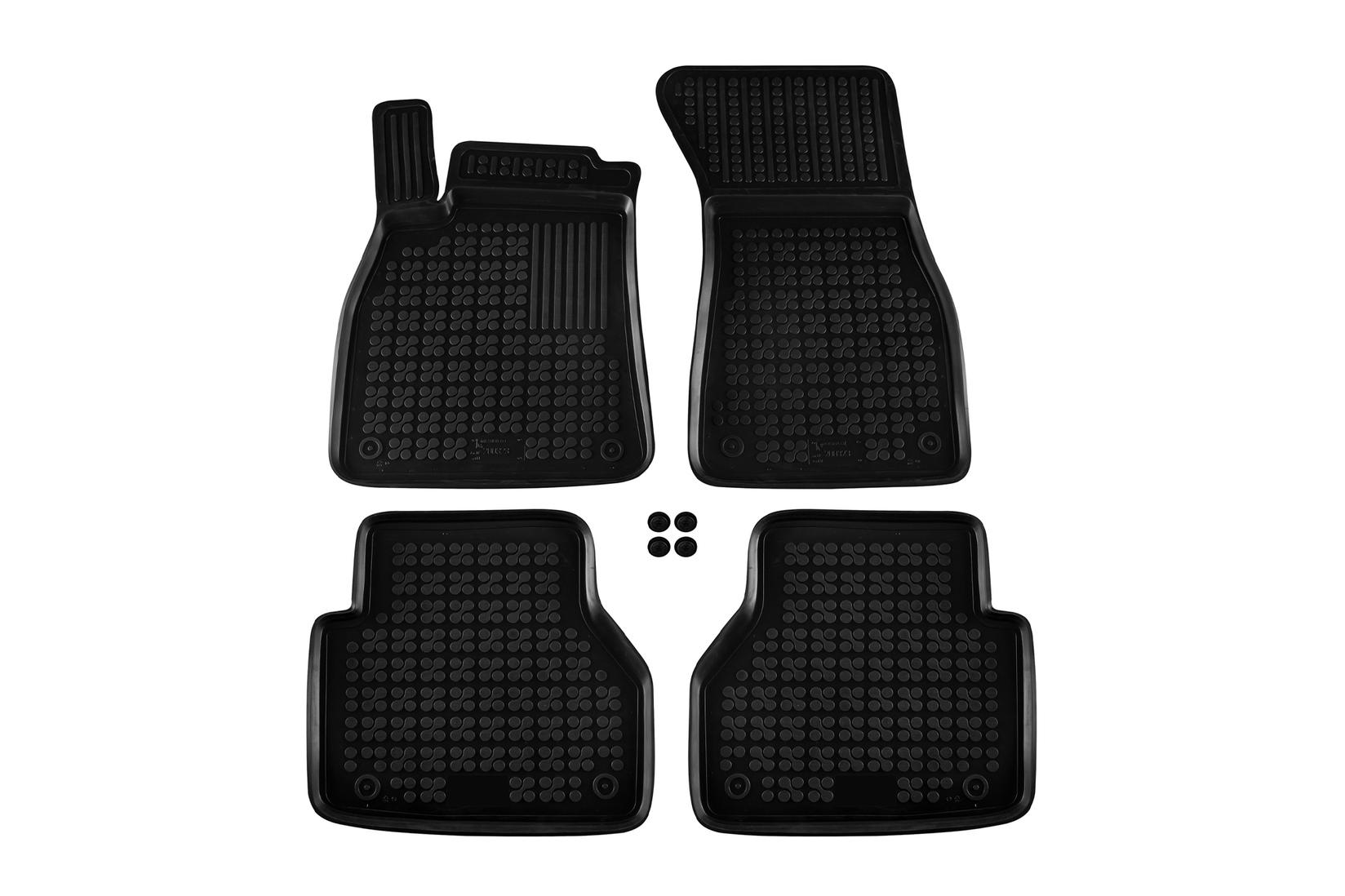 REZAW-PLAST Гумени патосници за Audi А6 седан караван по 2018 година 4 дела црни