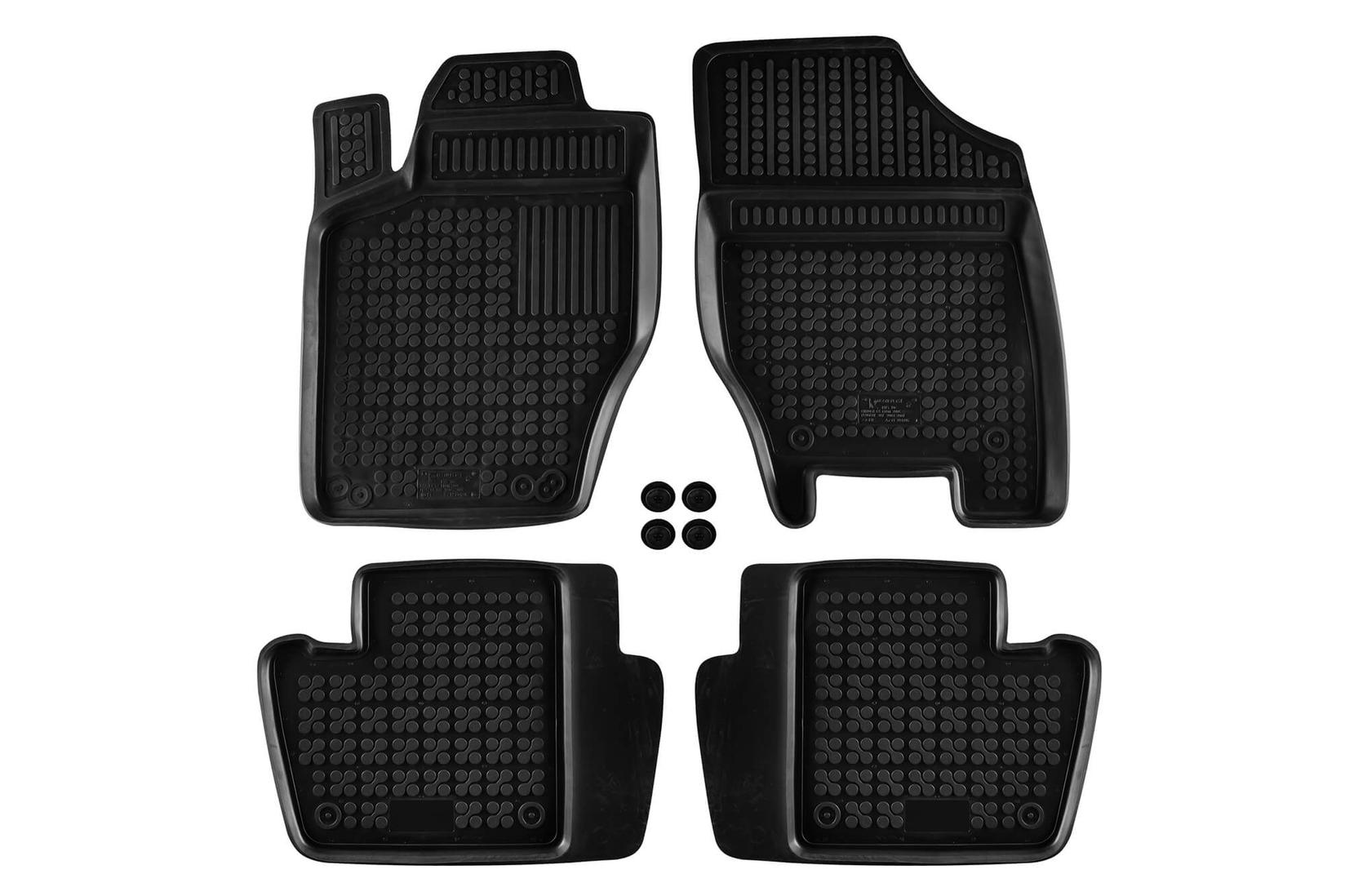 REZAW-PLAST Гумени патосници за Citroen C4 2004-2010 C4 2010-2017 Peugeot 307 4 дела