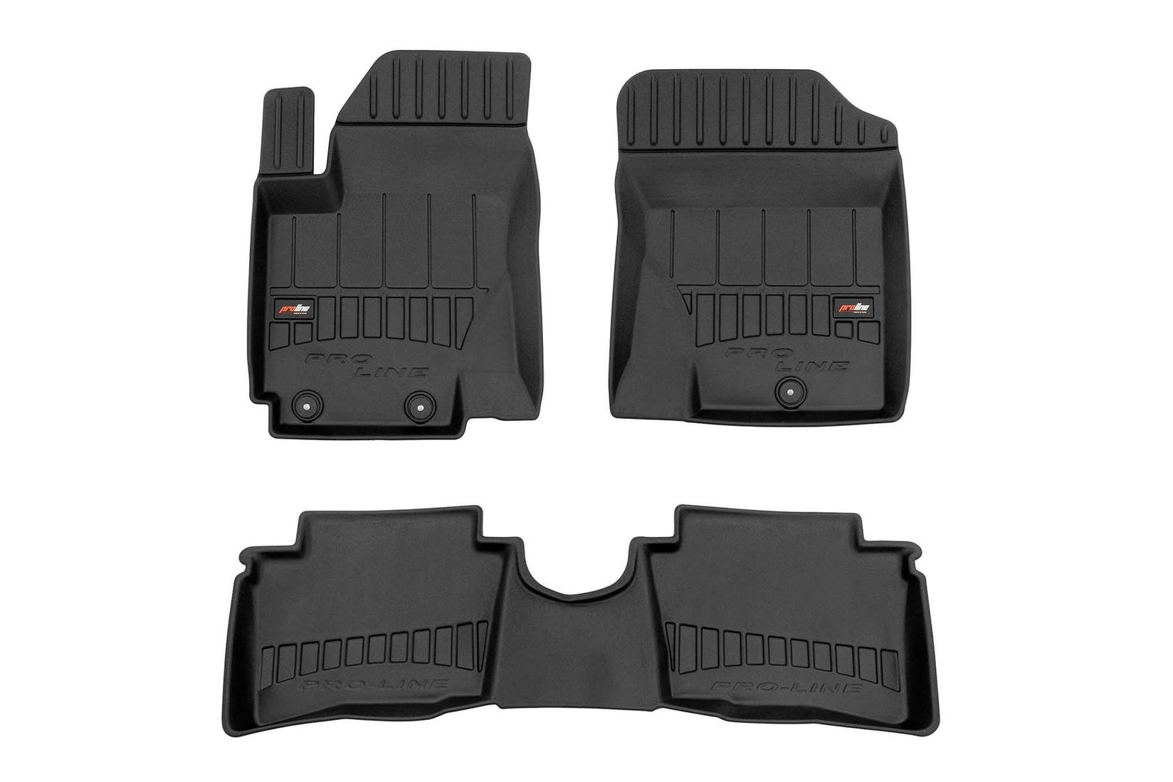 FROGUM 3D Гумени патосници за Hyundai I20 2008-2014 3 дела црни