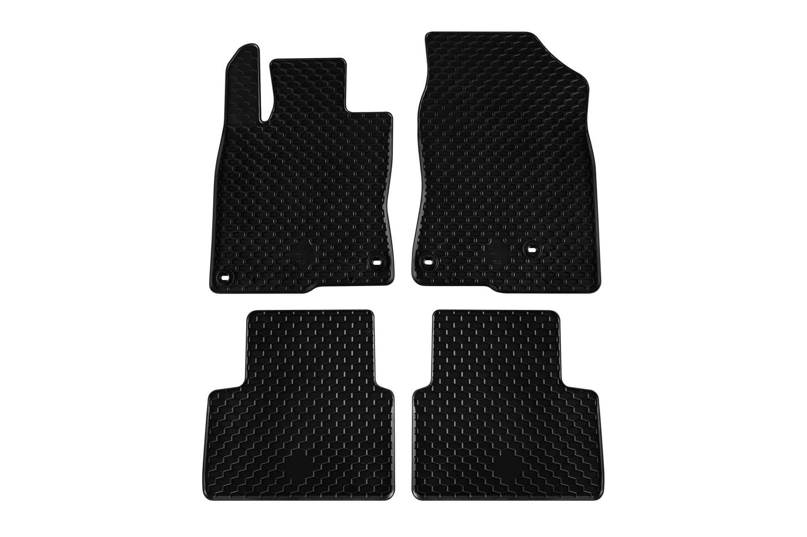 GUMARNY ZUBRI Гумени патосници за Honda Civic по 2017 година 4 дела црни