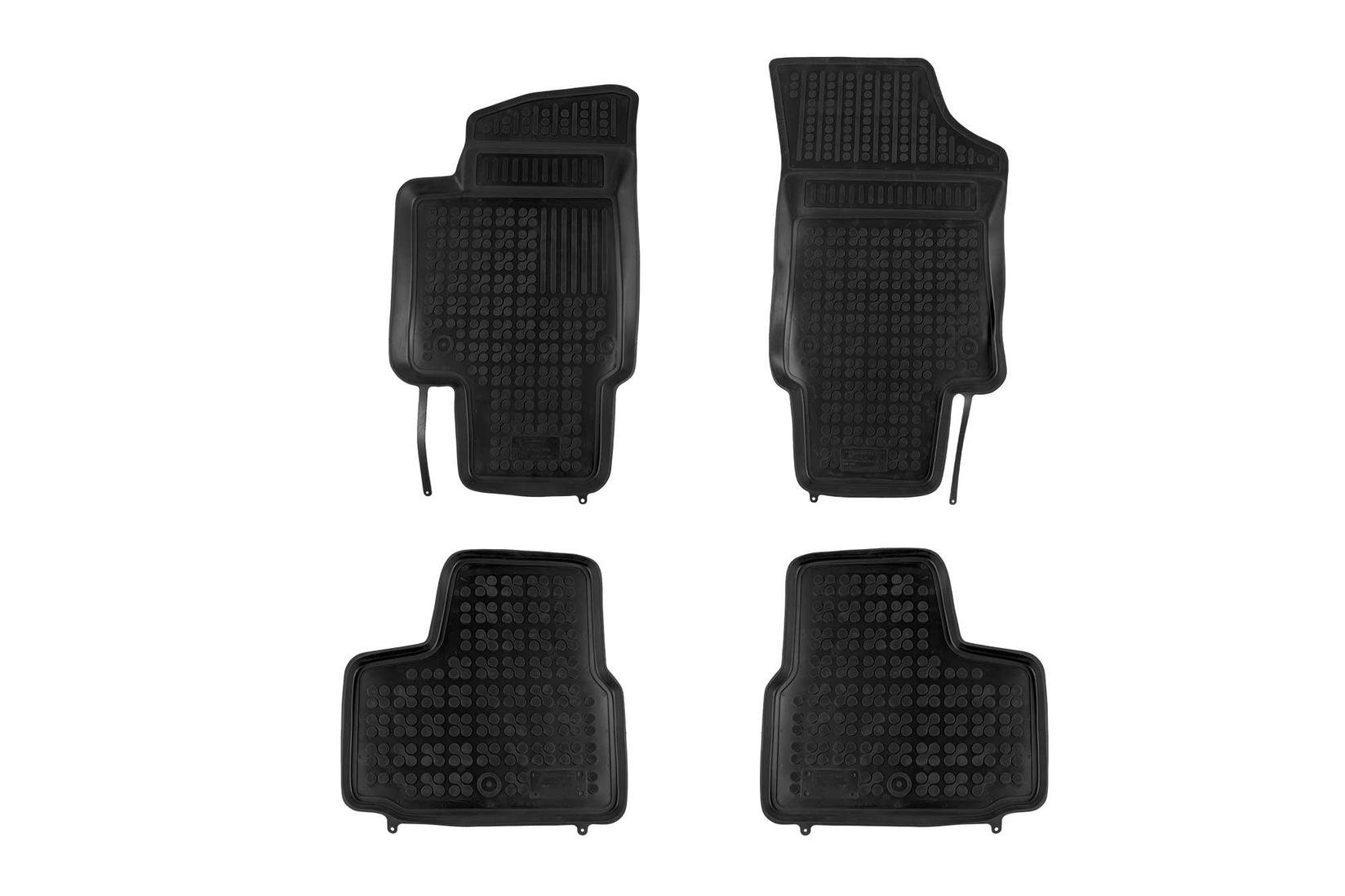 REZAW-PLAST Гумени патосници за VW Up Skoda Citigo Seat Мii по 2011г без електрична верзија 4 дела