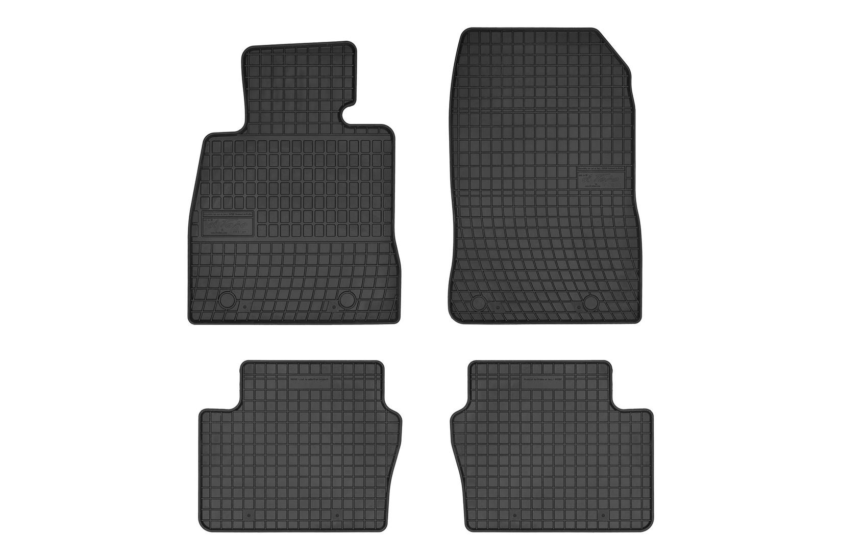 FROGUM Гумени патосници за Mazda 2 по 2015 година 4 дела црни