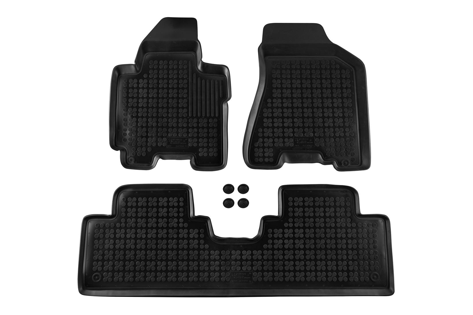 REZAW-PLAST Гумени патосници за Kia Sportage 2004-2010 3 дела црни