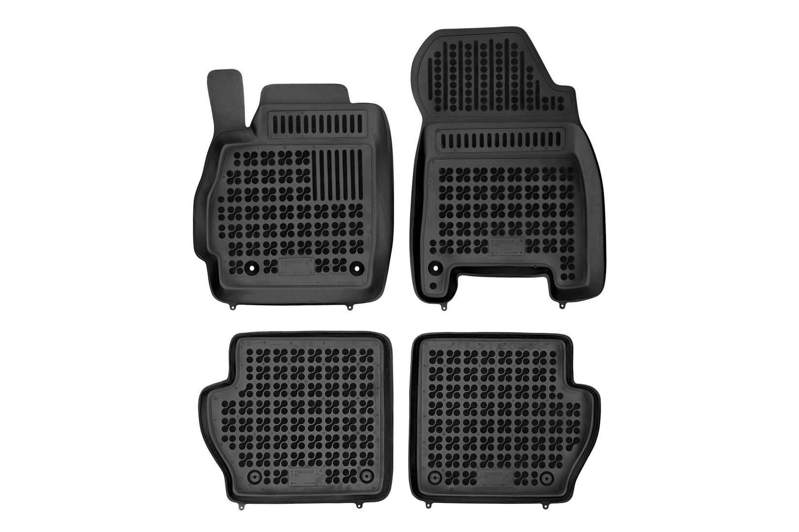 REZAW-PLAST Гумени патосници за Mazda 2 2007-2014 за верзија со против пожарен апарат 4 дела црни