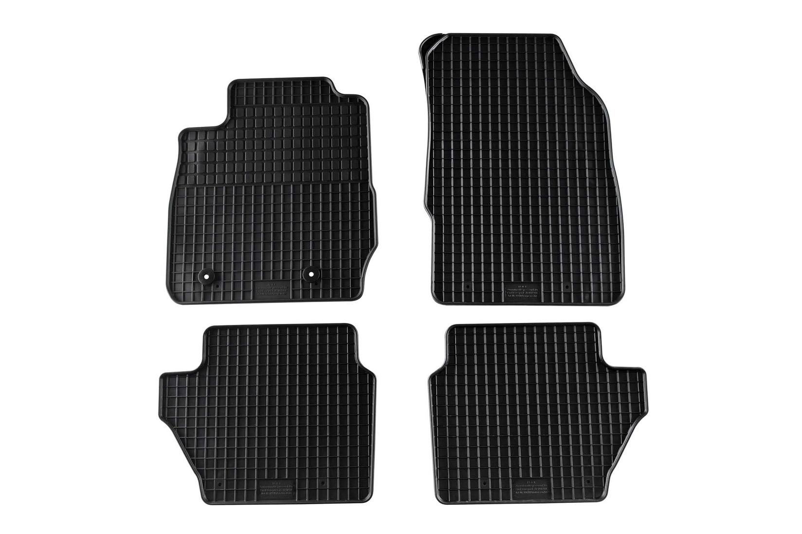 PETEX Гумени патосници за Ford Ecosport по 2014 година 4 дела црни B012