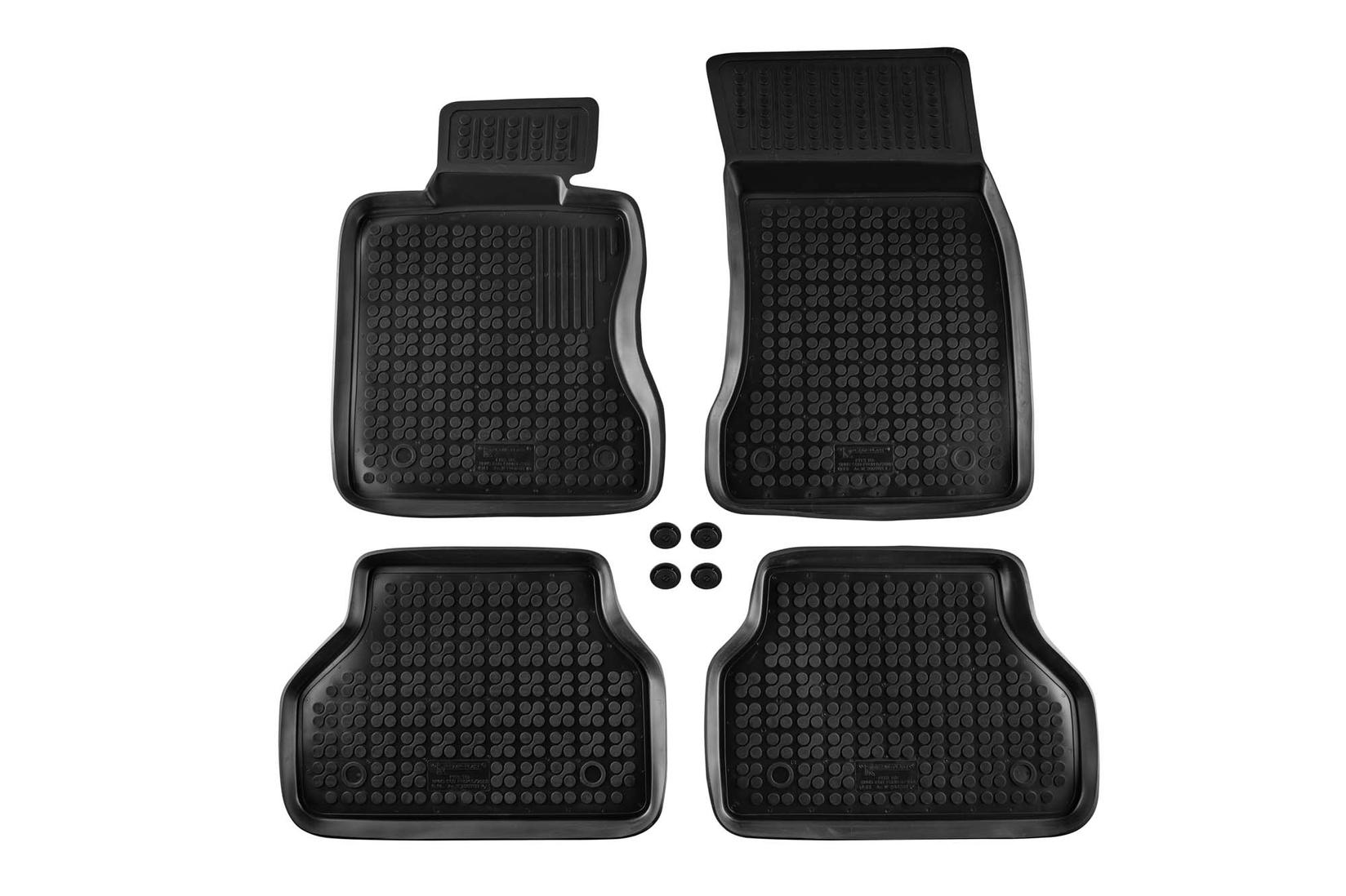 REZAW-PLAST Гумени патосници за BMW серија 5 E60 седан E61 караван 2003-2010 4 дела црни