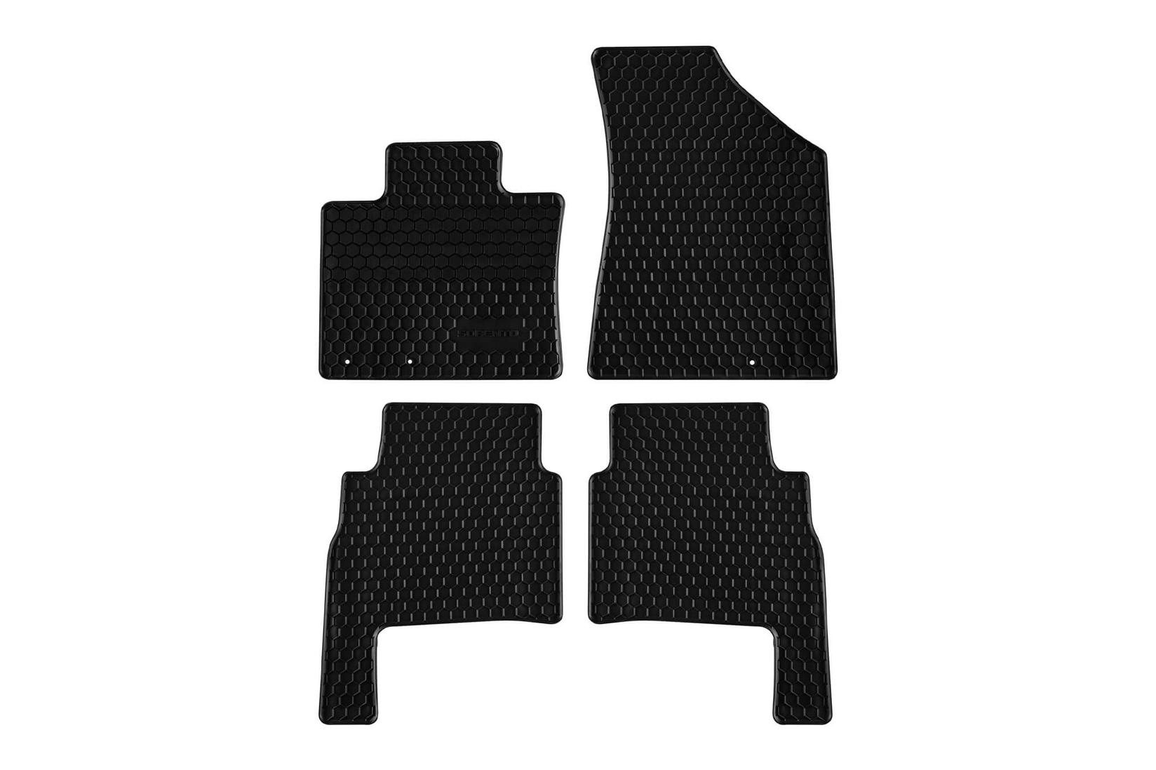 GUMARNY ZUBRI Гумени патосници за Kia Sorento 2009-2012 4 дела црни