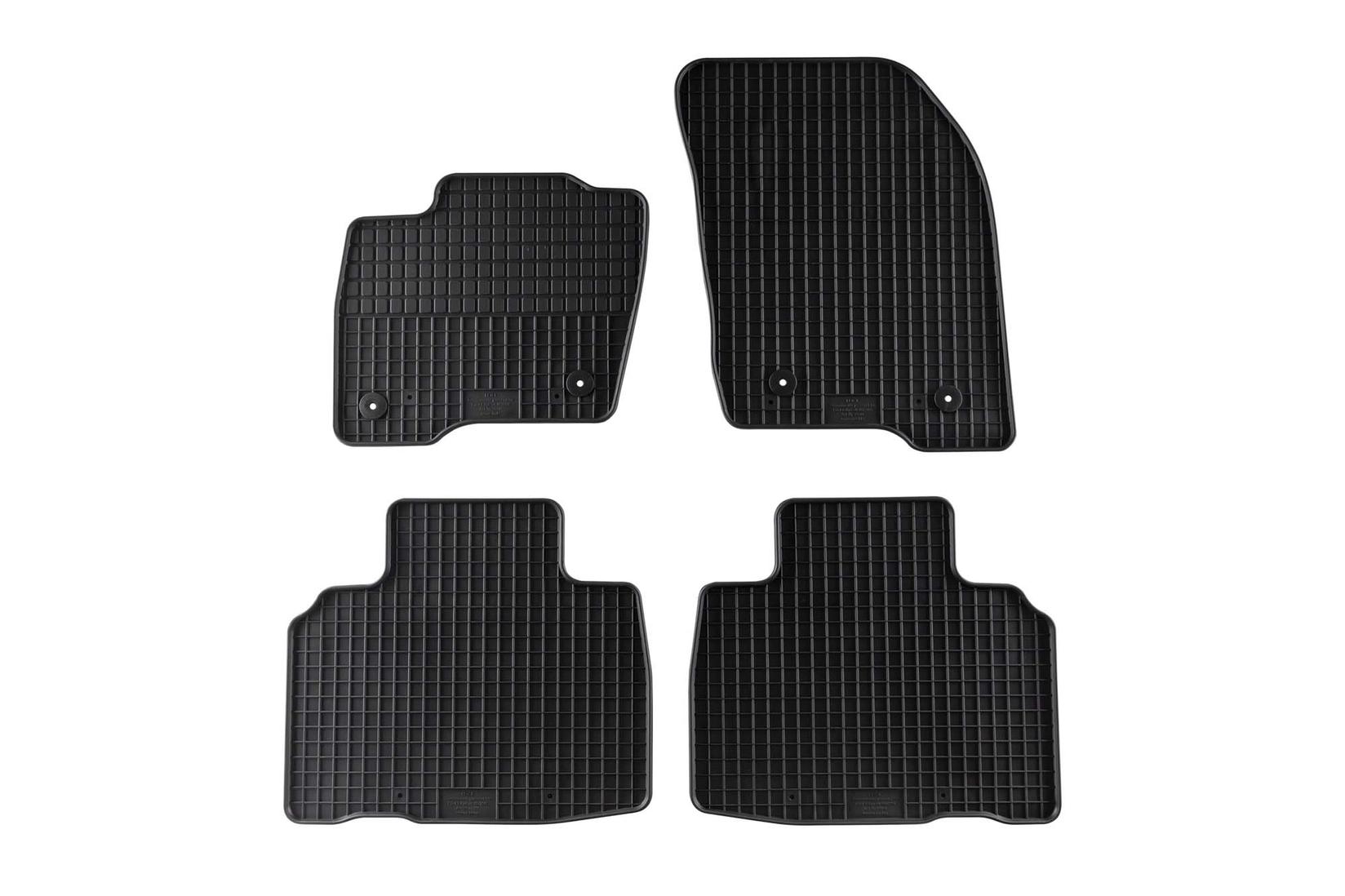 PETEX Гумени патосници за Ford Edge по 2016 година 4 дела црни B01E4