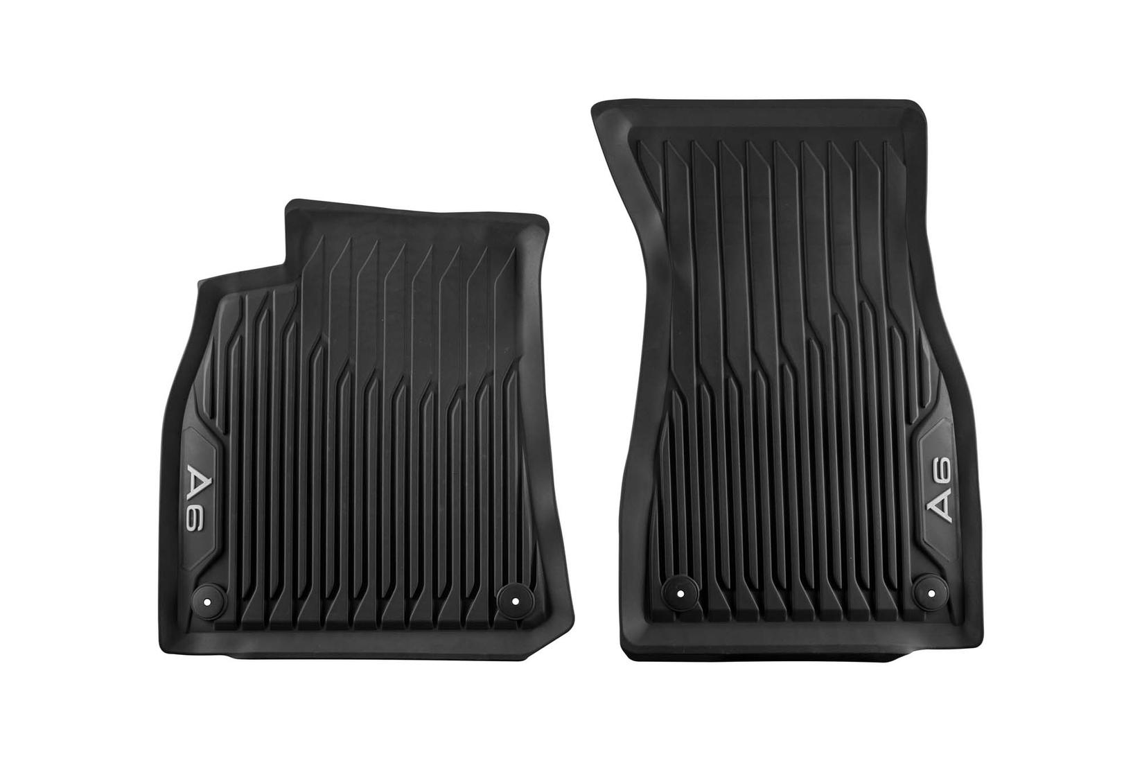 VW AG Предни Гумени патосници за Audi A6 седан по 2018 година 2 дела црни