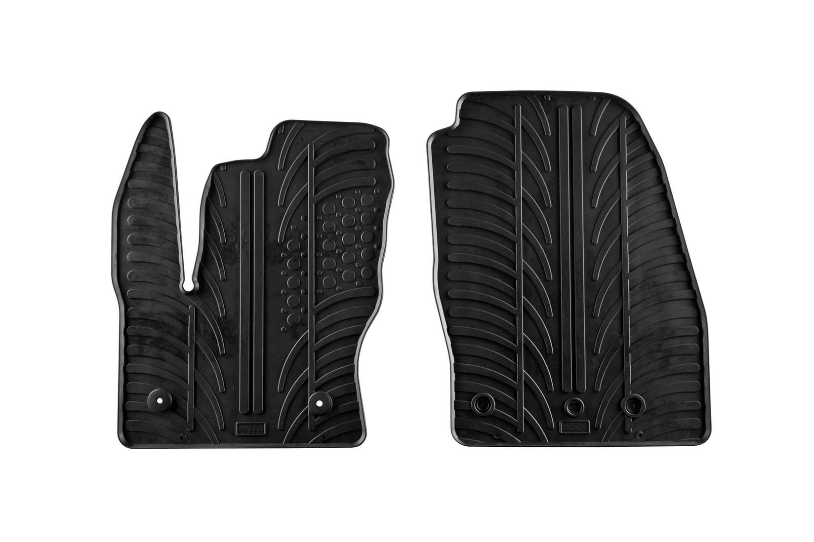 GLEDRING Гумени патосници за Ford Tourneo Connect Cargo 2014-2016 2 дела црни