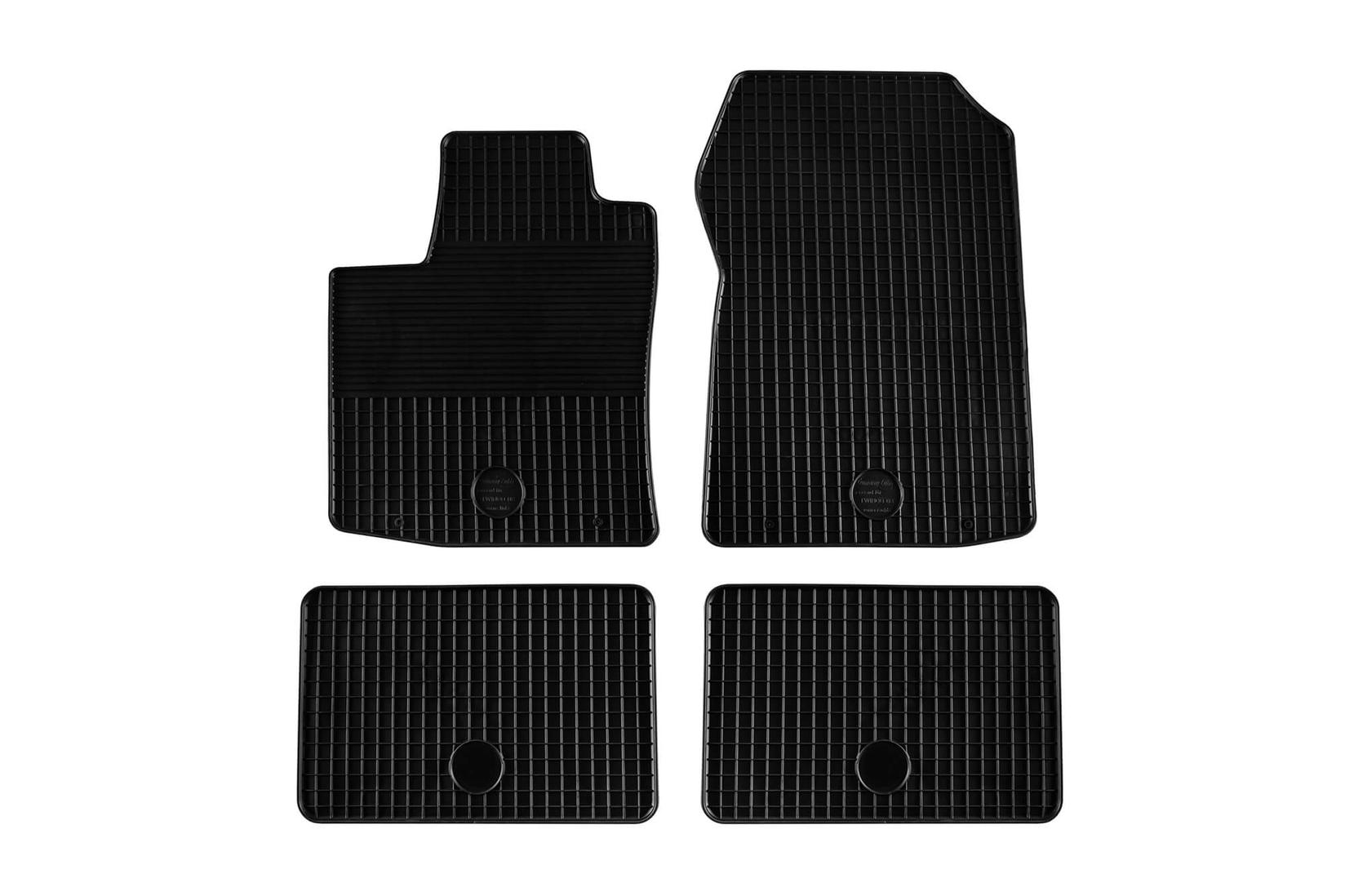 GUMARNY ZUBRI Гумени патосници за Renault Twingo 2007-2014 4 дела црни