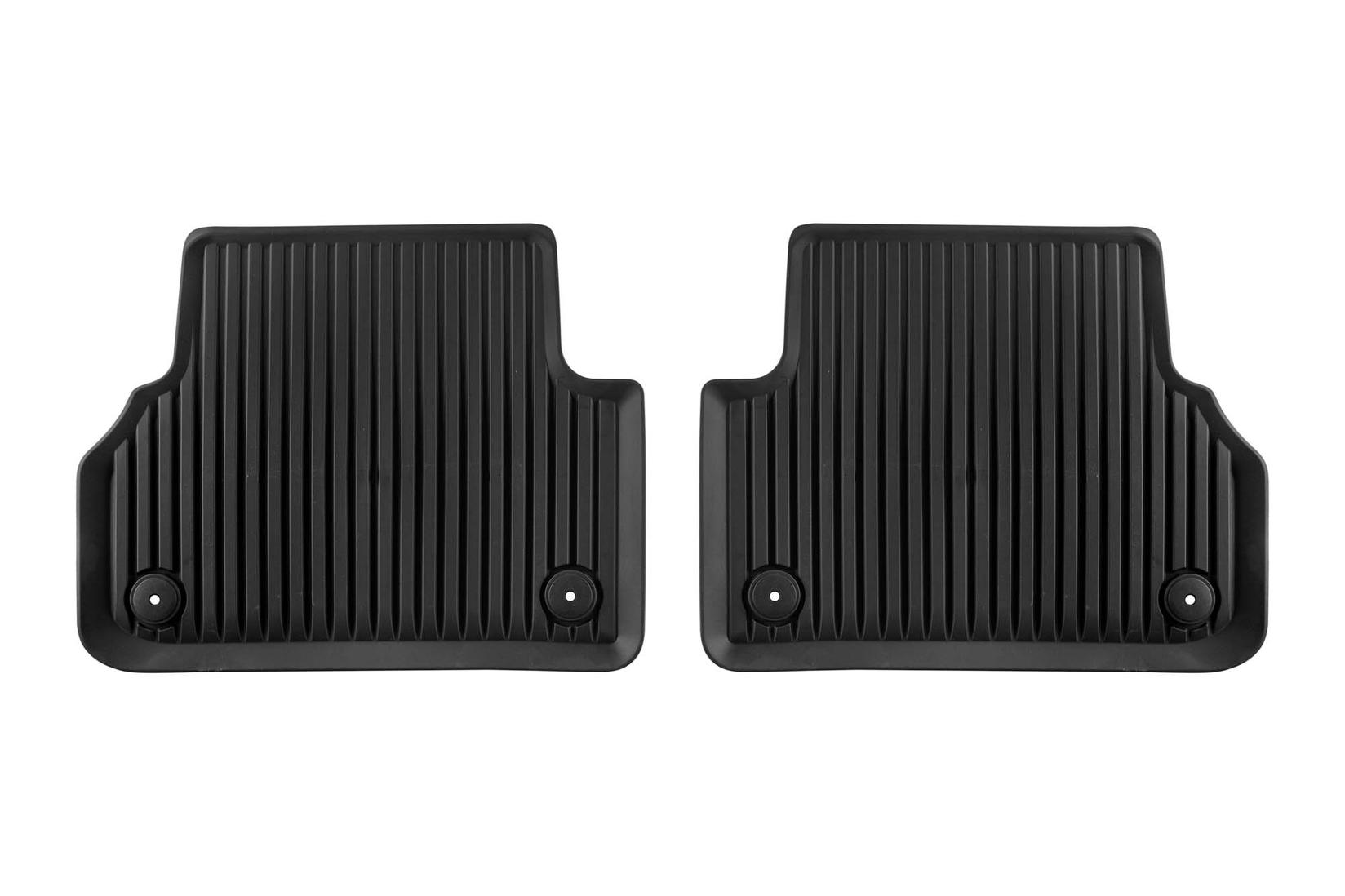 VW AG Задни Гумени патосници за Audi A4 по 2015 година 2 дела црни