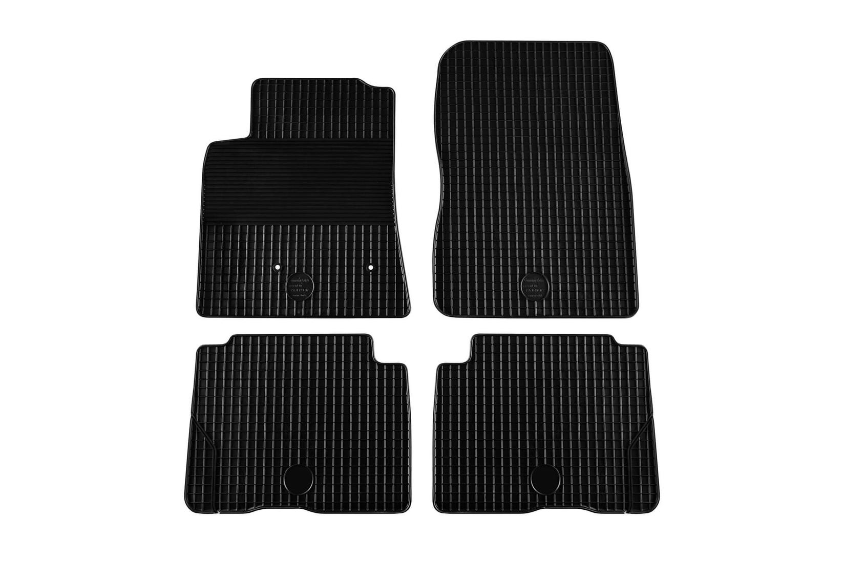 GUMARNY ZUBRI Гумени патосници за Mitsubishi Pajero по 2007 година 4 дела црни