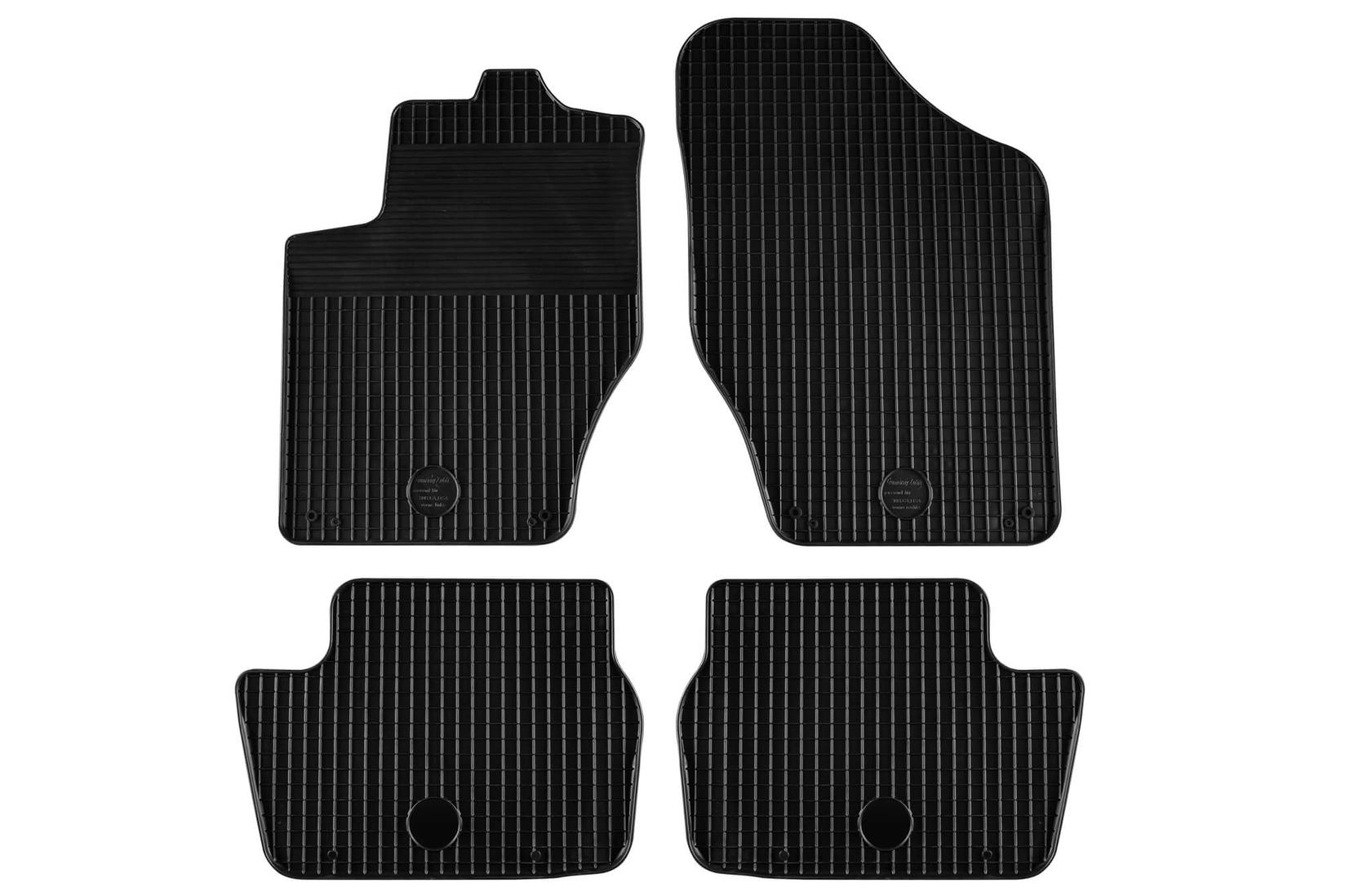 GUMARNY ZUBRI Гумени патосници за Citroen C4 DS4 2011-2018 Peugeot 308 2007-2013 4 дела црни