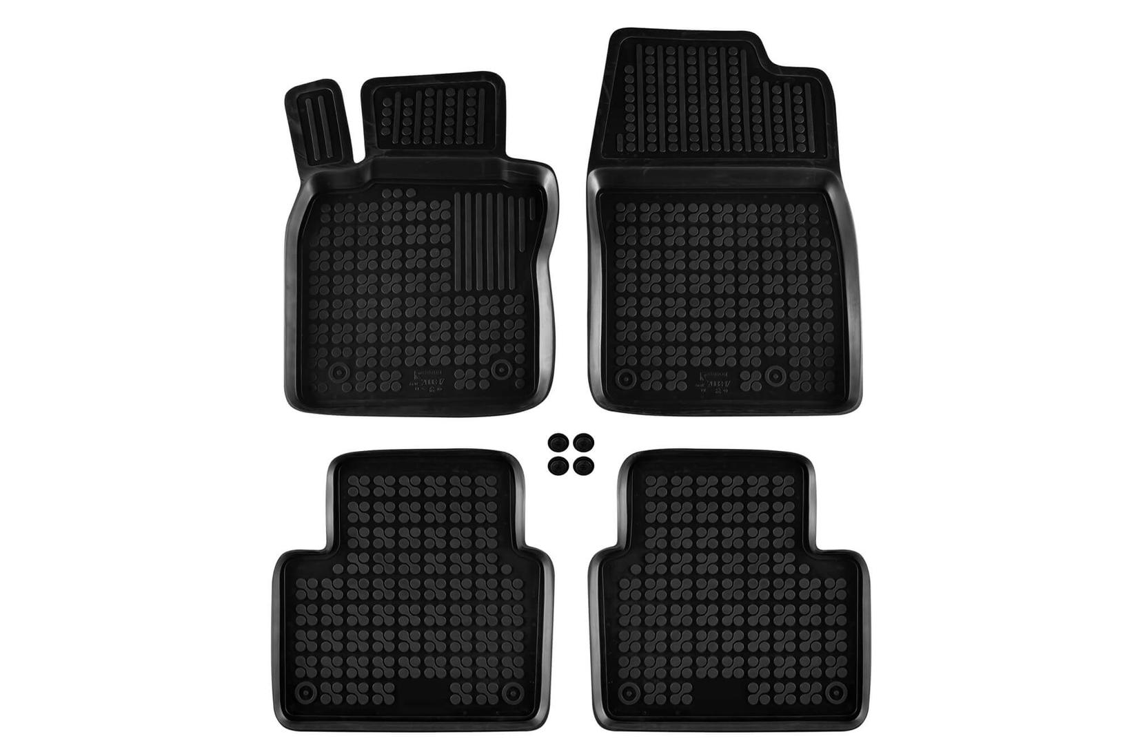 REZAW-PLAST Гумени патосници за Mazda 3 хечбек седан CX30 по 2019 година 4 дела црни