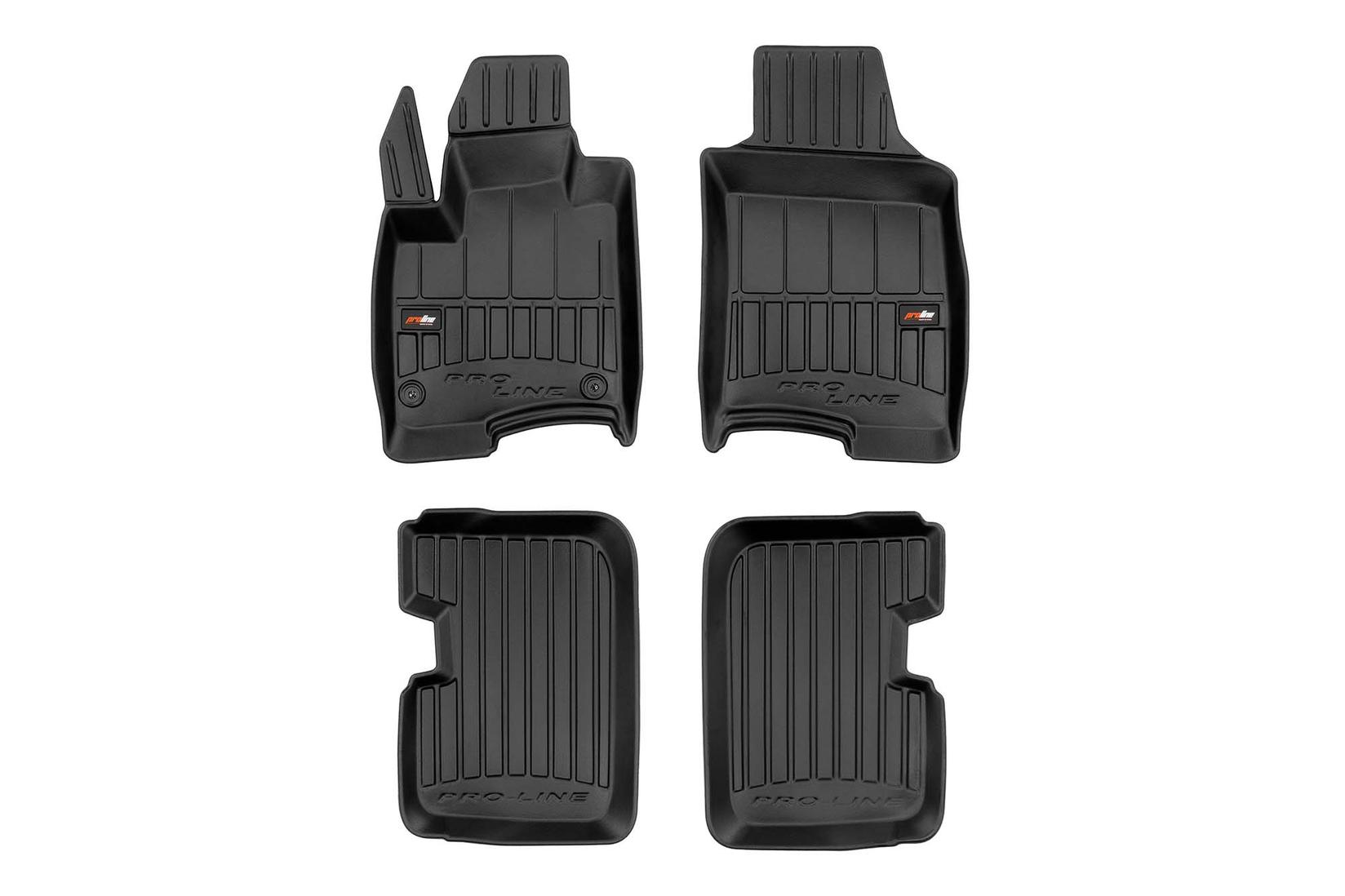 FROGUM 3D Гумени патосници за Fiat Panda 3 по 2011 година 4 дела црни