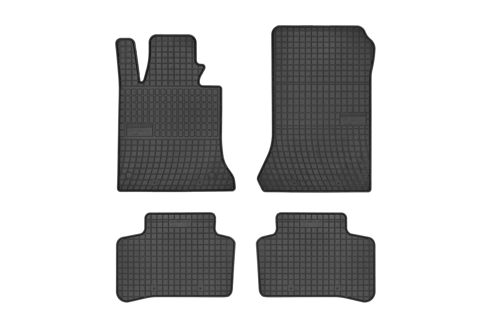 FROGUM Гумени патосници за Mercedes GLK X204 по 2008 година 4 дела црни