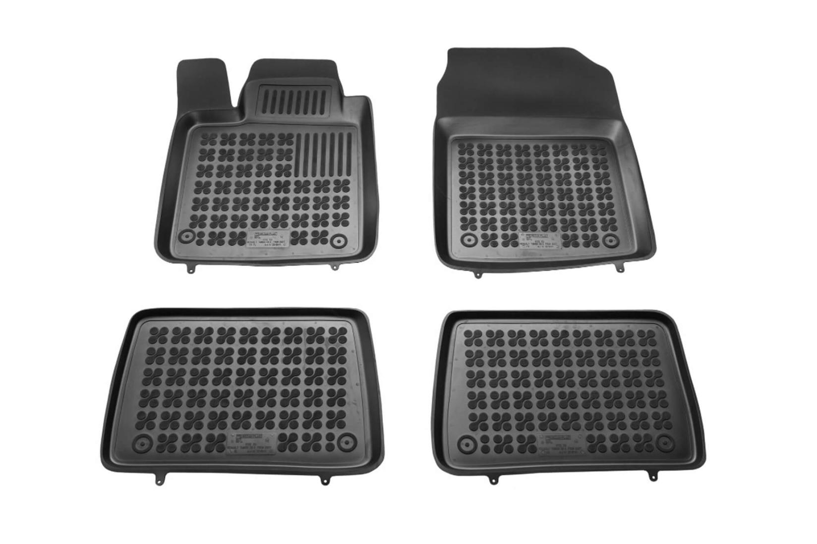 REZAW-PLAST Гумени патосници за Renault Twingo 2007-2014 3 врати 4 дела црни