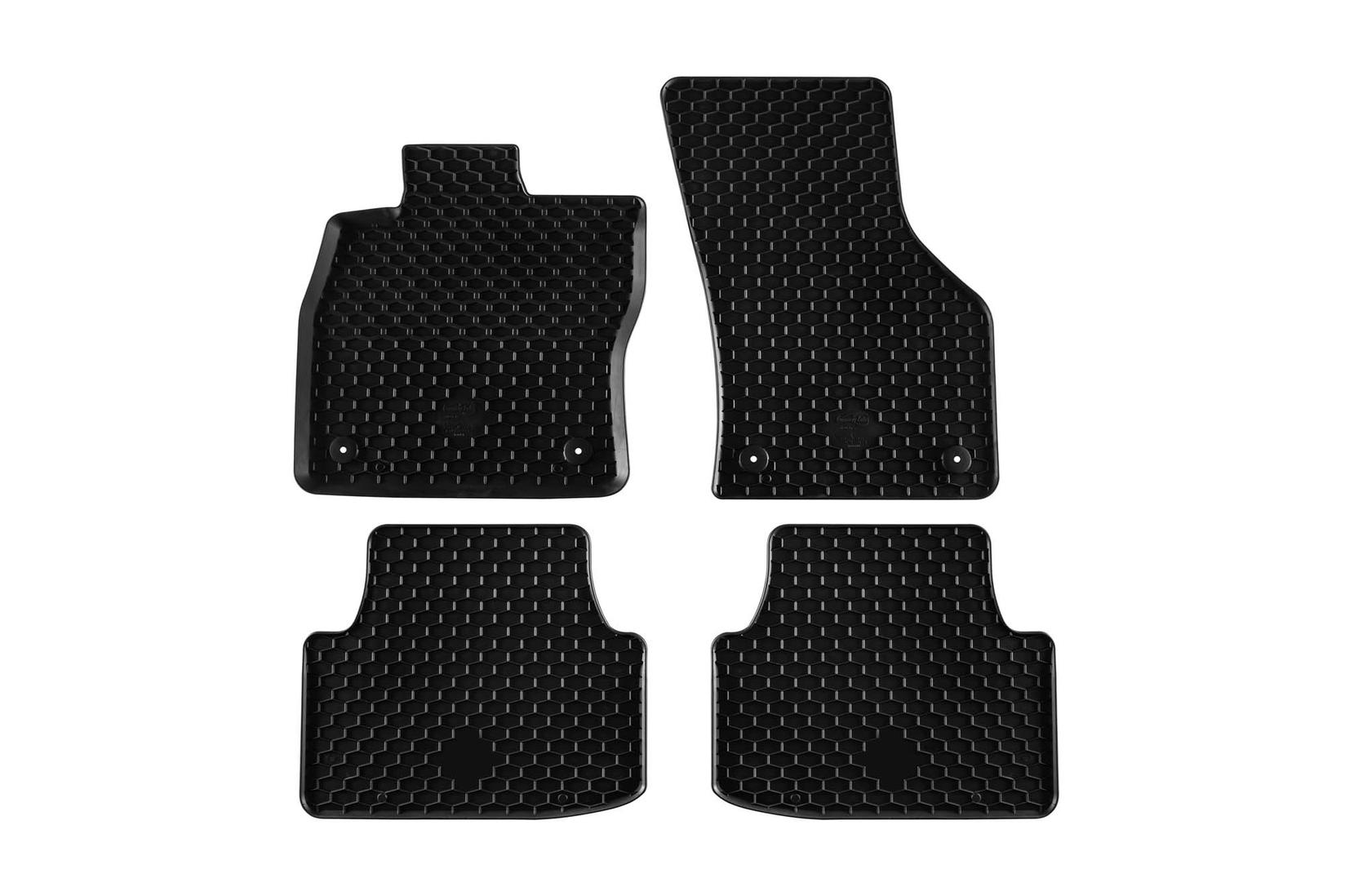 GUMARNY ZUBRI Гумени патосници за VW Golf VIII караван по 2020 година 4 дела црни