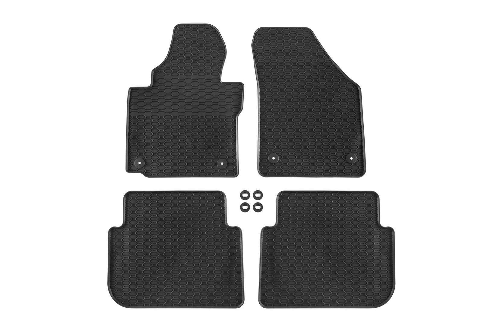 GEYER & HOSAJA Гумени патосници за VW Touran 2003-2015 4 дела црни