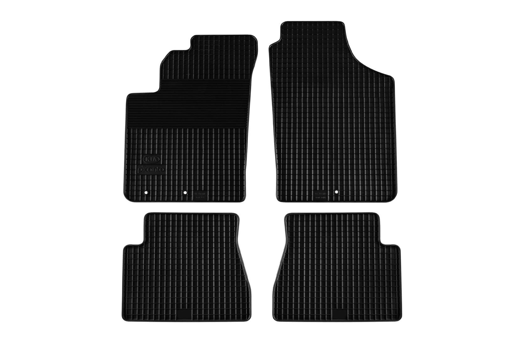 GUMARNY ZUBRI Гумени патосници за Kia Picanto 2004-2011 4 дела црни