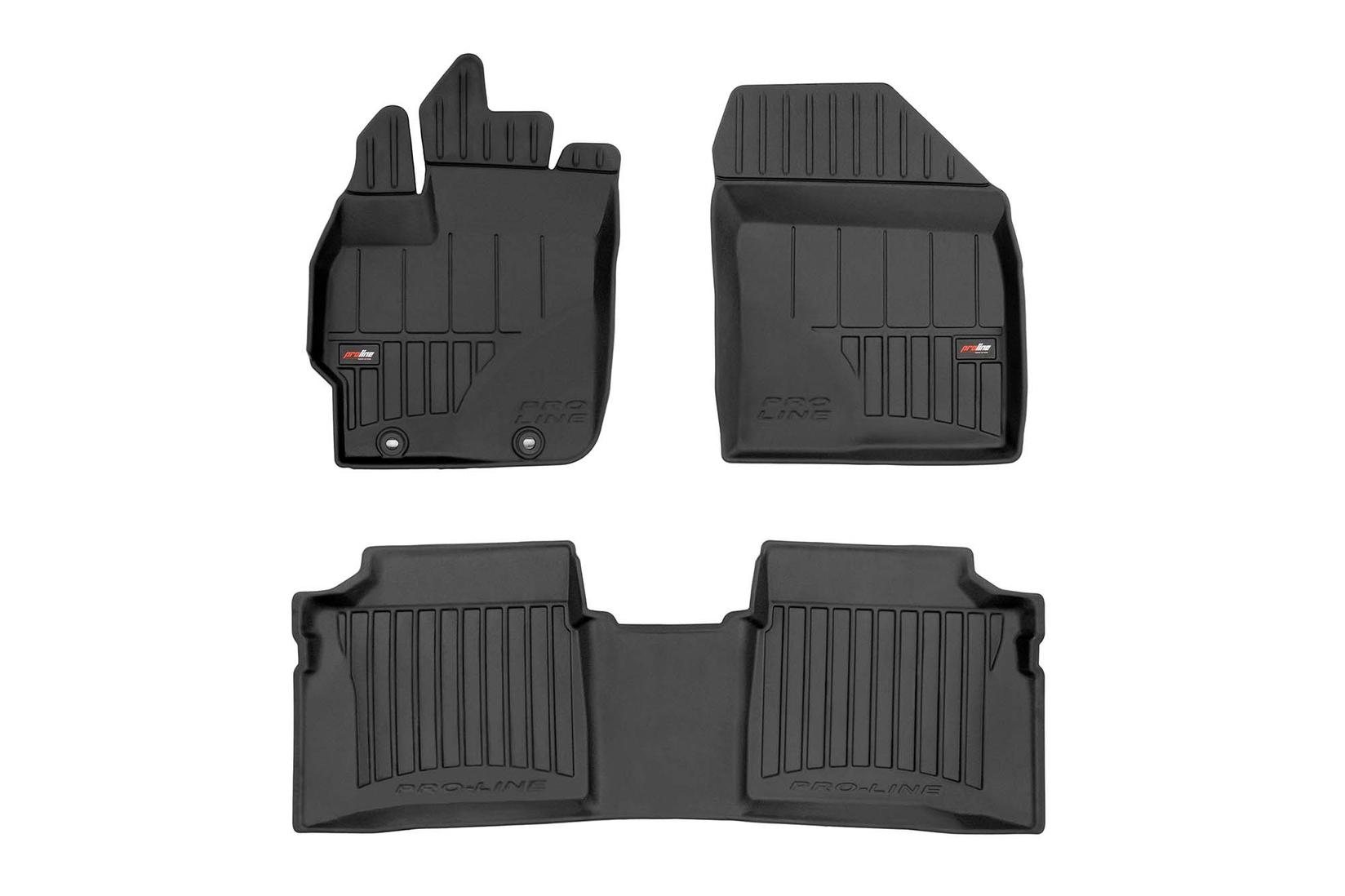 FROGUM 3D Гумени патосници за Toyota Prius 2010-2015 3 дела црни