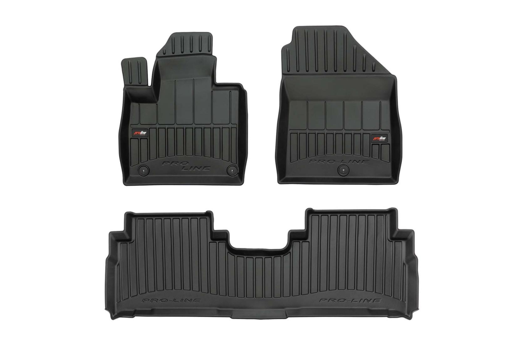 FROGUM 3D Гумени патосници за Kia Sorento 2015-2020 3 дела црни