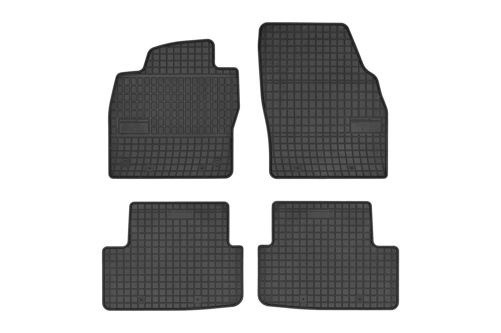 FROGUM Гумени патосници за VW Polo Seat Ibiza по 2017 година 4 дела црни