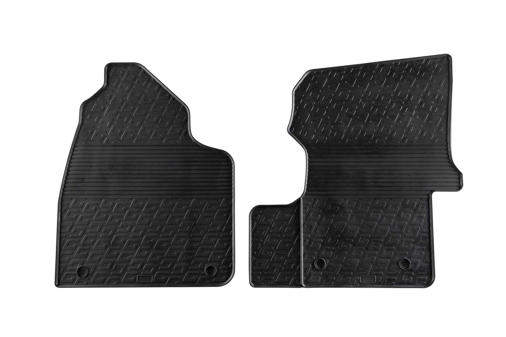 GLEDRING Гумени патосници за Mercedes Sprinter 2006-2018 VW Crafter 2006-2017 2 дела црни