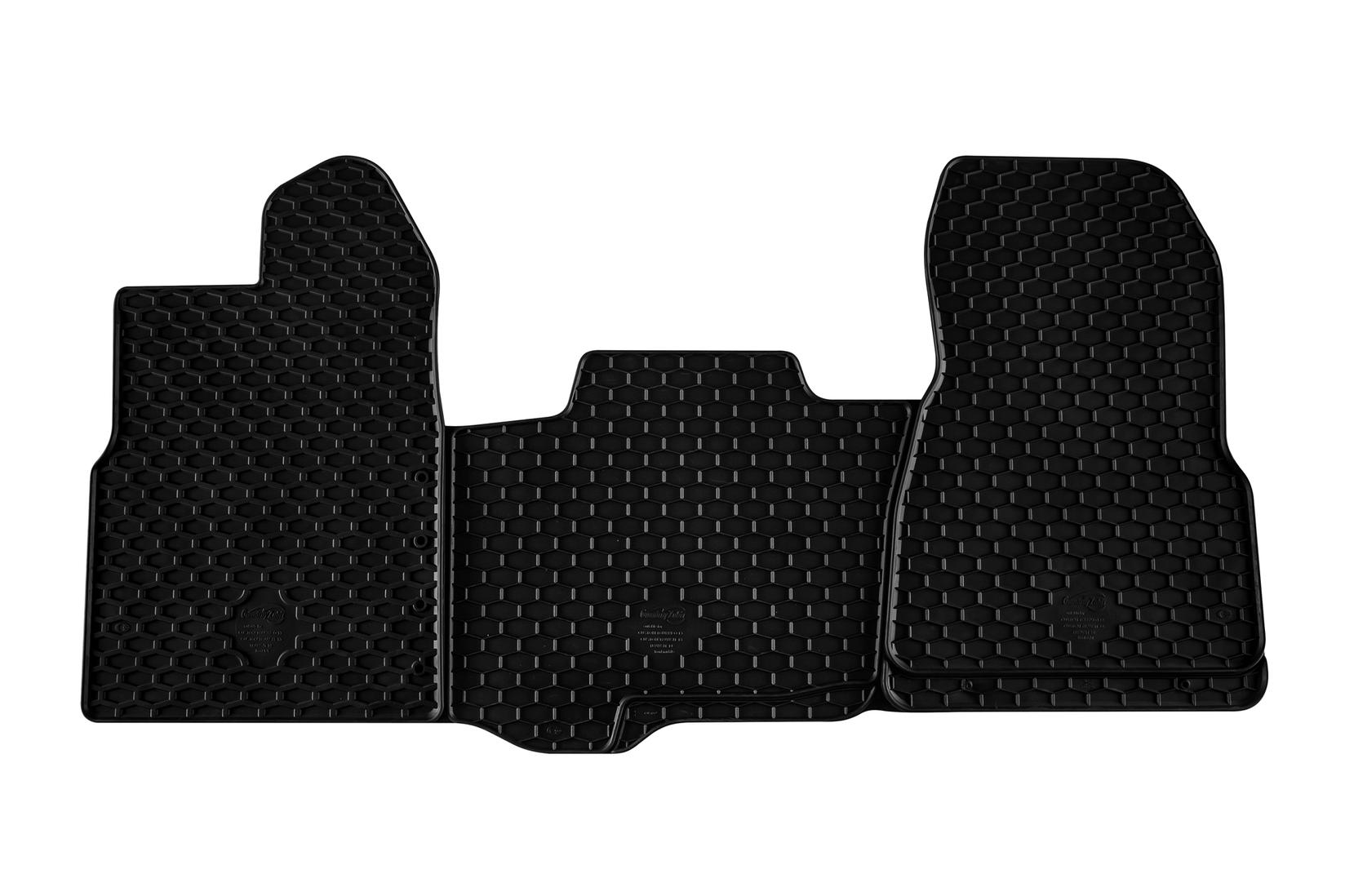 GUMARNY ZUBRI Гумени патосници за Ford Tourneo Custom по 2013г Transit Custom по 2013г Transit по 2014г 3 дела