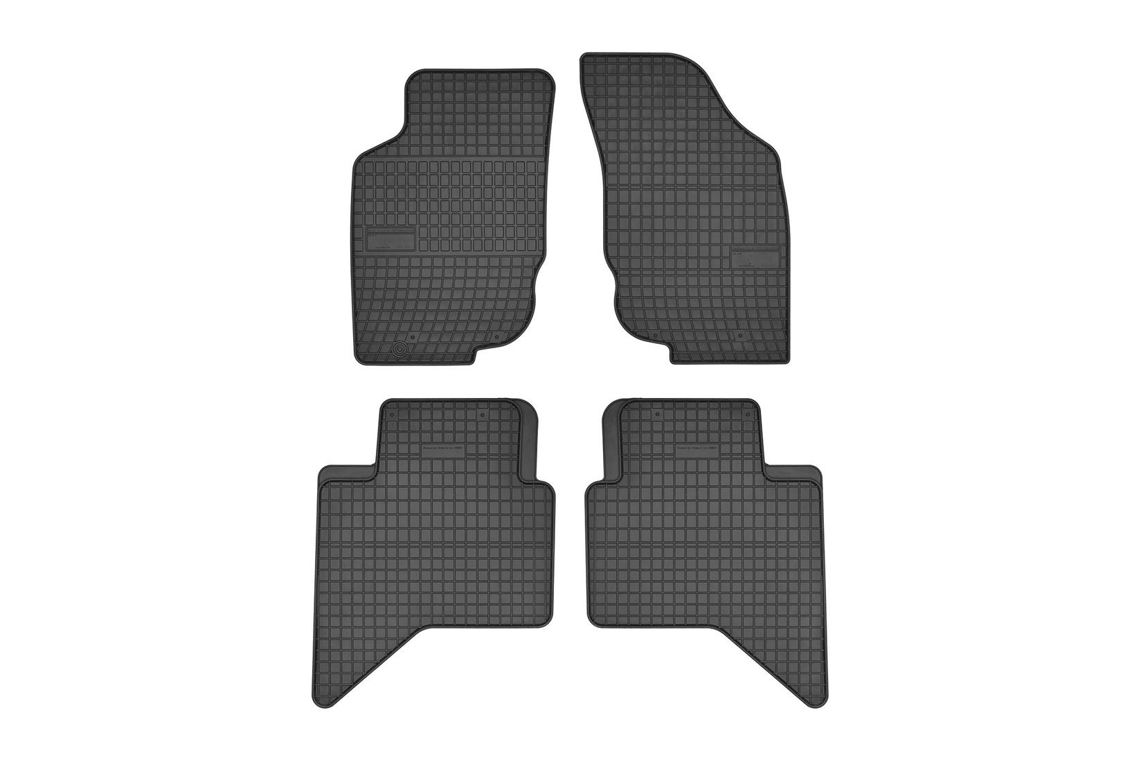 FROGUM Гумени патосници за Toyota Hilux 2005-2015 4 дела црни