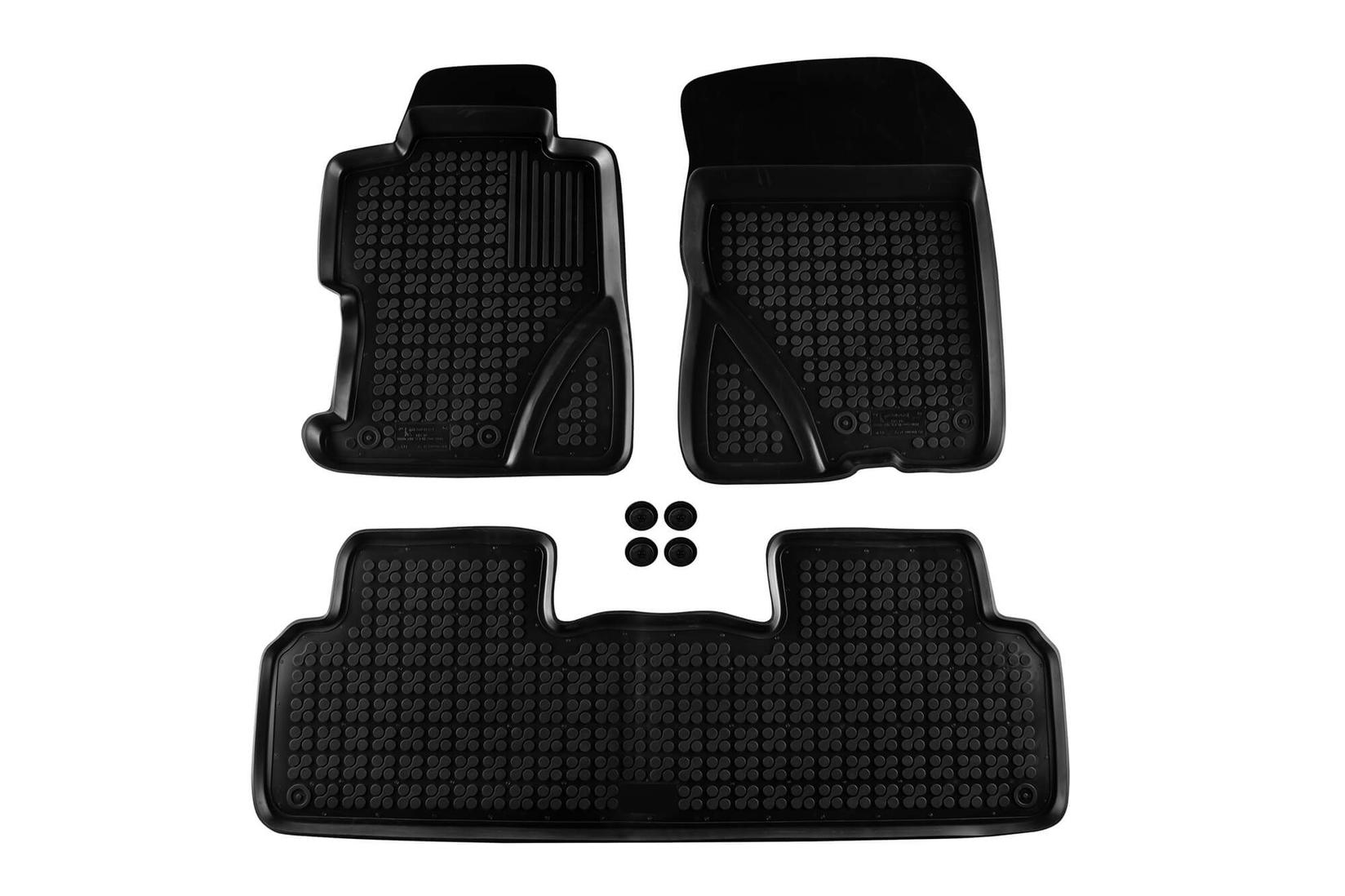 REZAW-PLAST Гумени патосници за Honda Civic седан 2006-2011 3 дела црни