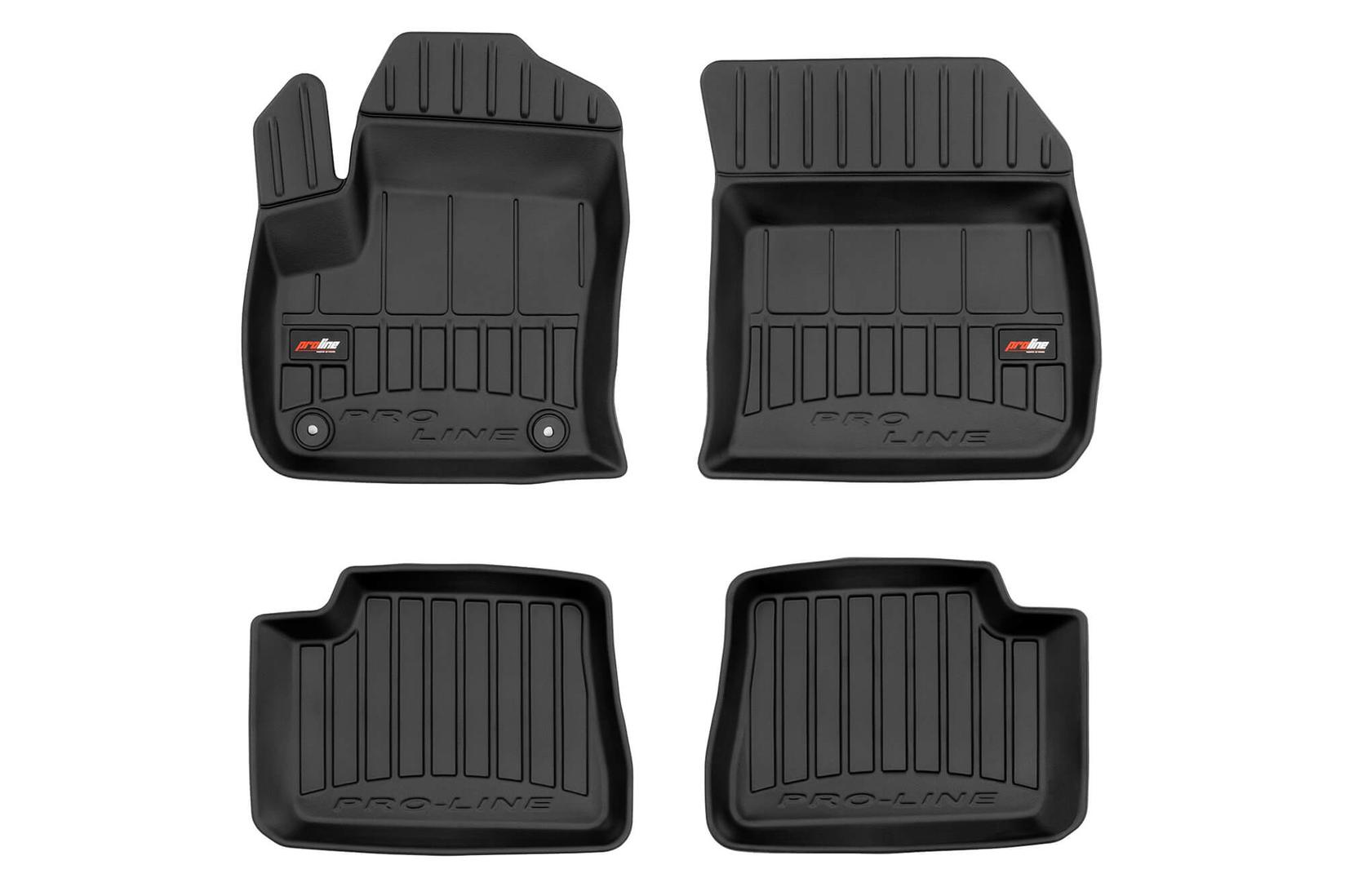 FROGUM 3D Гумени патосници за Citroen DS3 Crossback по 2019 година 4 дела црни