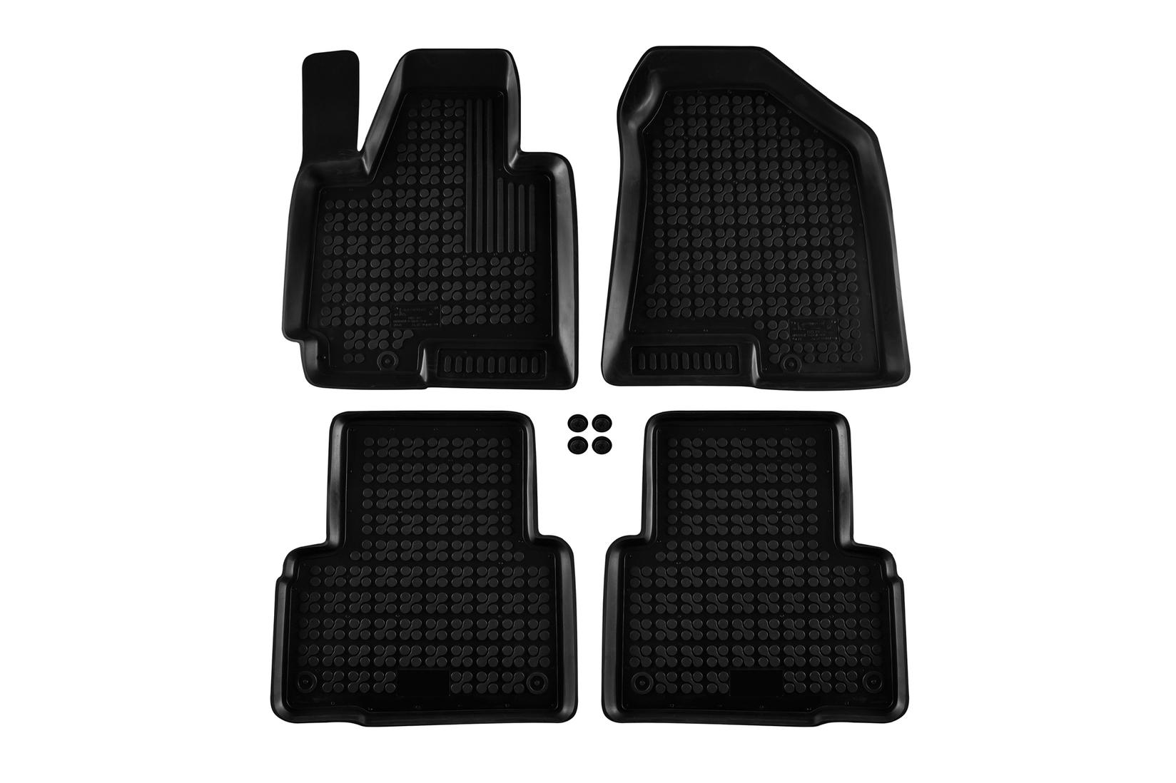 REZAW-PLAST Гумени патосници за Hyundai IX35 2010-2015 4 дела црни
