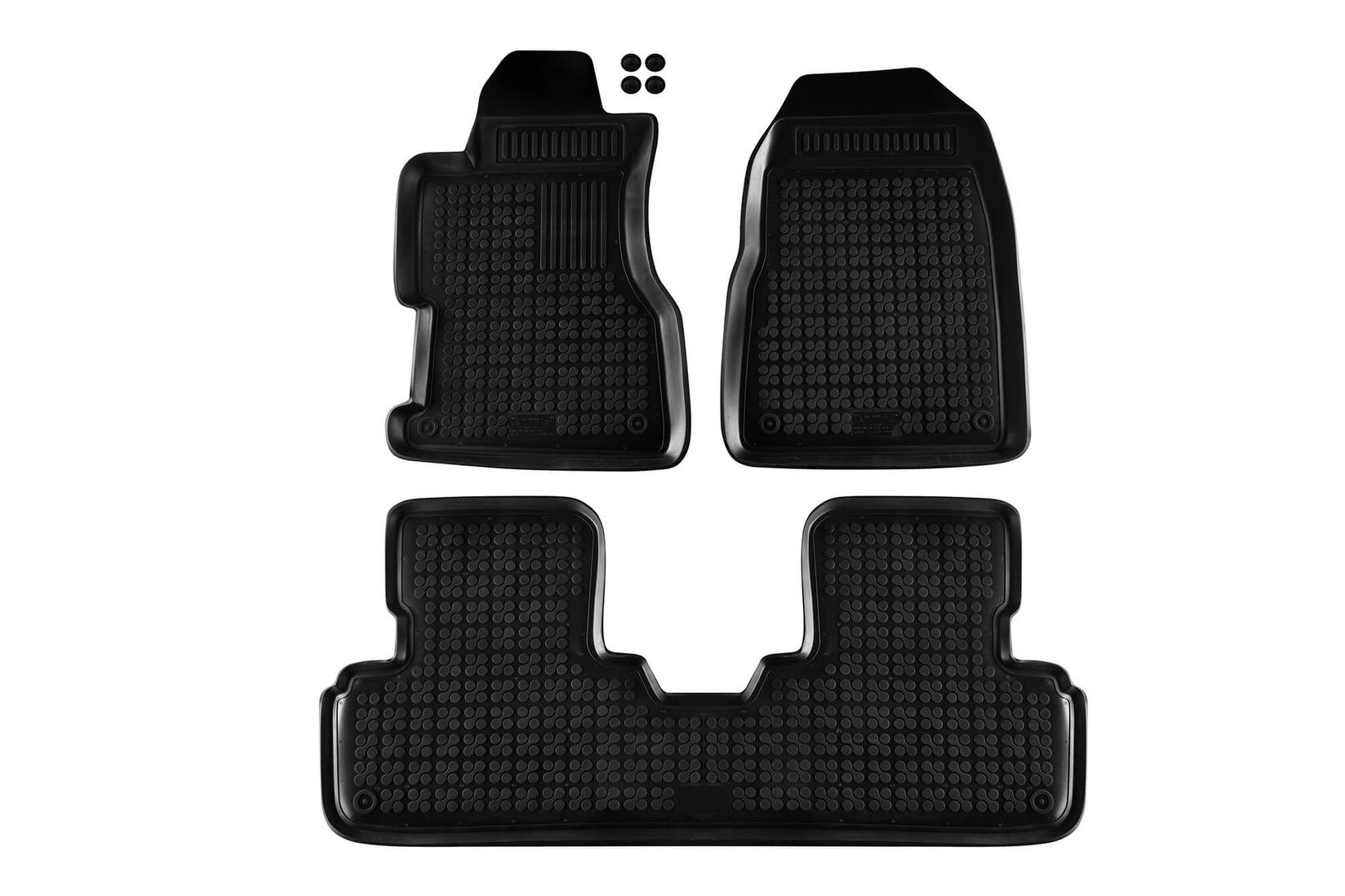 REZAW-PLAST Гумени патосници за Honda Civic 2001-2006 3 врати 3 дела црни