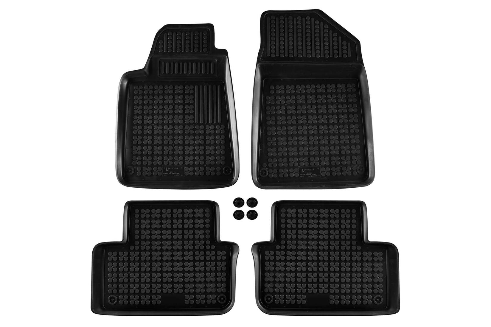 REZAW-PLAST Гумени патосници за Peugeot 407 2004-2011 4 дела црни