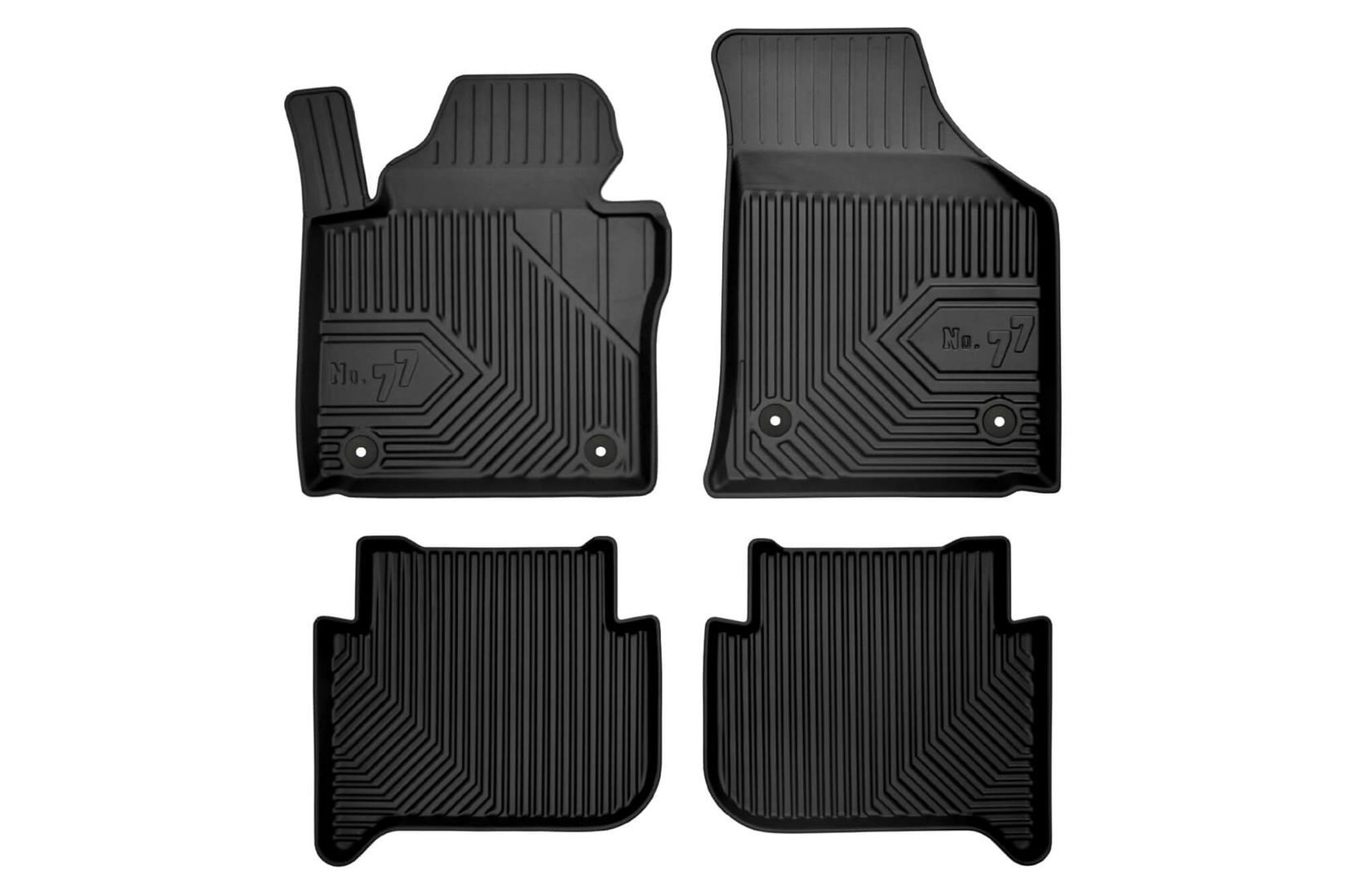 FROGUM 2.5D Гумени патосници модел 77 за VW Touran 2003-2010 4 дела црни