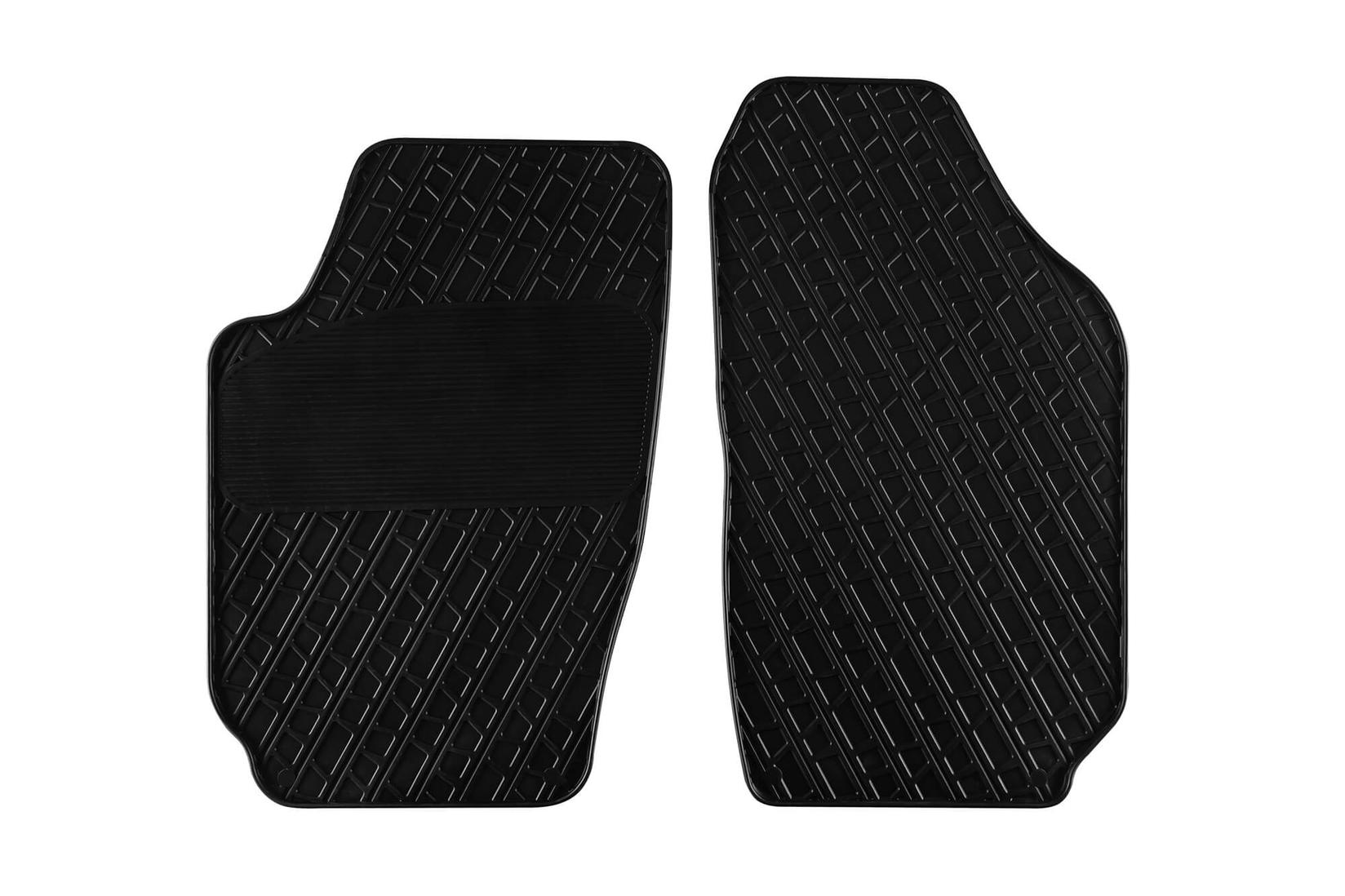 GUMARNY ZUBRI Гумени патосници за Skoda Fabia Praktik 2000-2007 2 дела црни