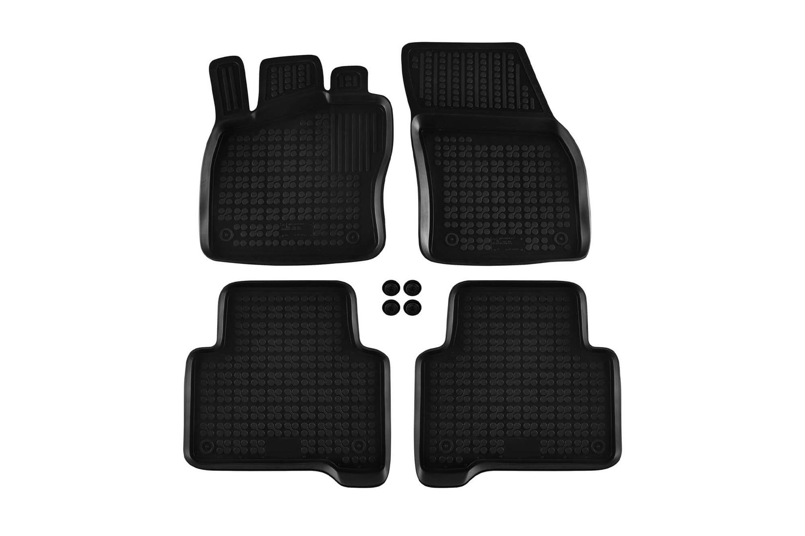 REZAW-PLAST Гумени патосници за VW Tiguan по 2015 година 4 дела црни