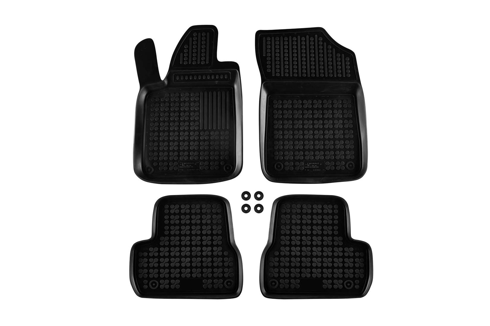 REZAW-PLAST Гумени патосници за Citroen DS3 2009-2016 3 врати 4 дела црни