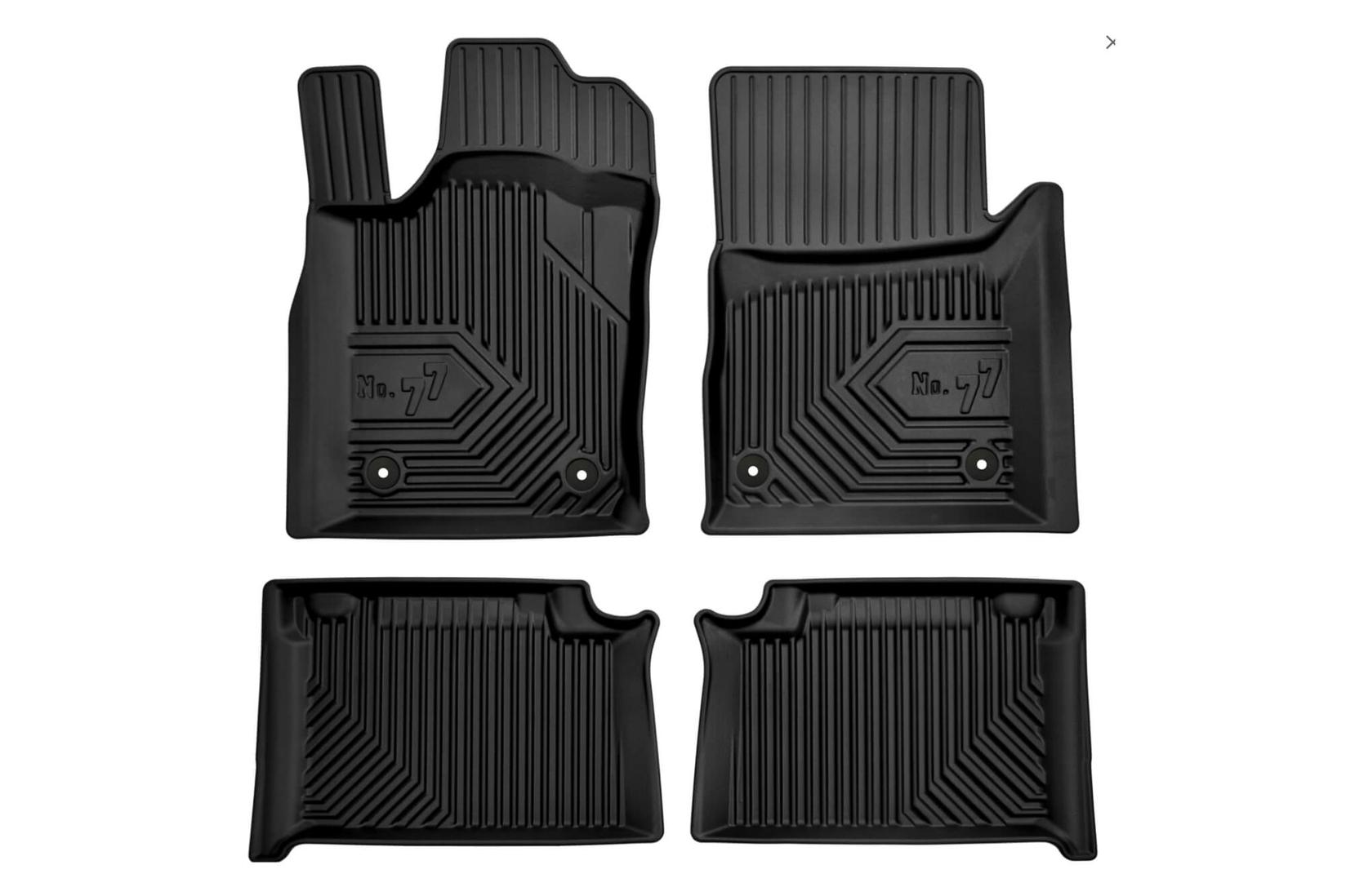 FROGUM 2.5D Гумени патосници модел 77 за Jeep Grand Cherokee 2010-2021 4 дела црни