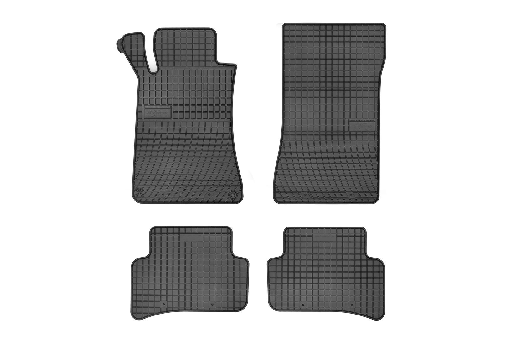 FROGUM Гумени патосници за Mercedes C класа W203 2000-2007 4 дела црни