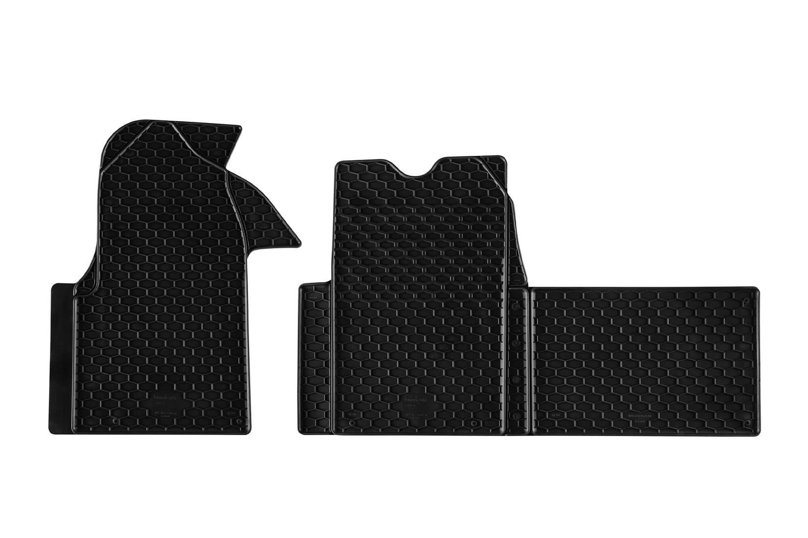 GUMARNY ZUBRI Гумени патосници за Opel Movano Renault Master 1999-2009 Nissan NV400 по 2011г 3 дела