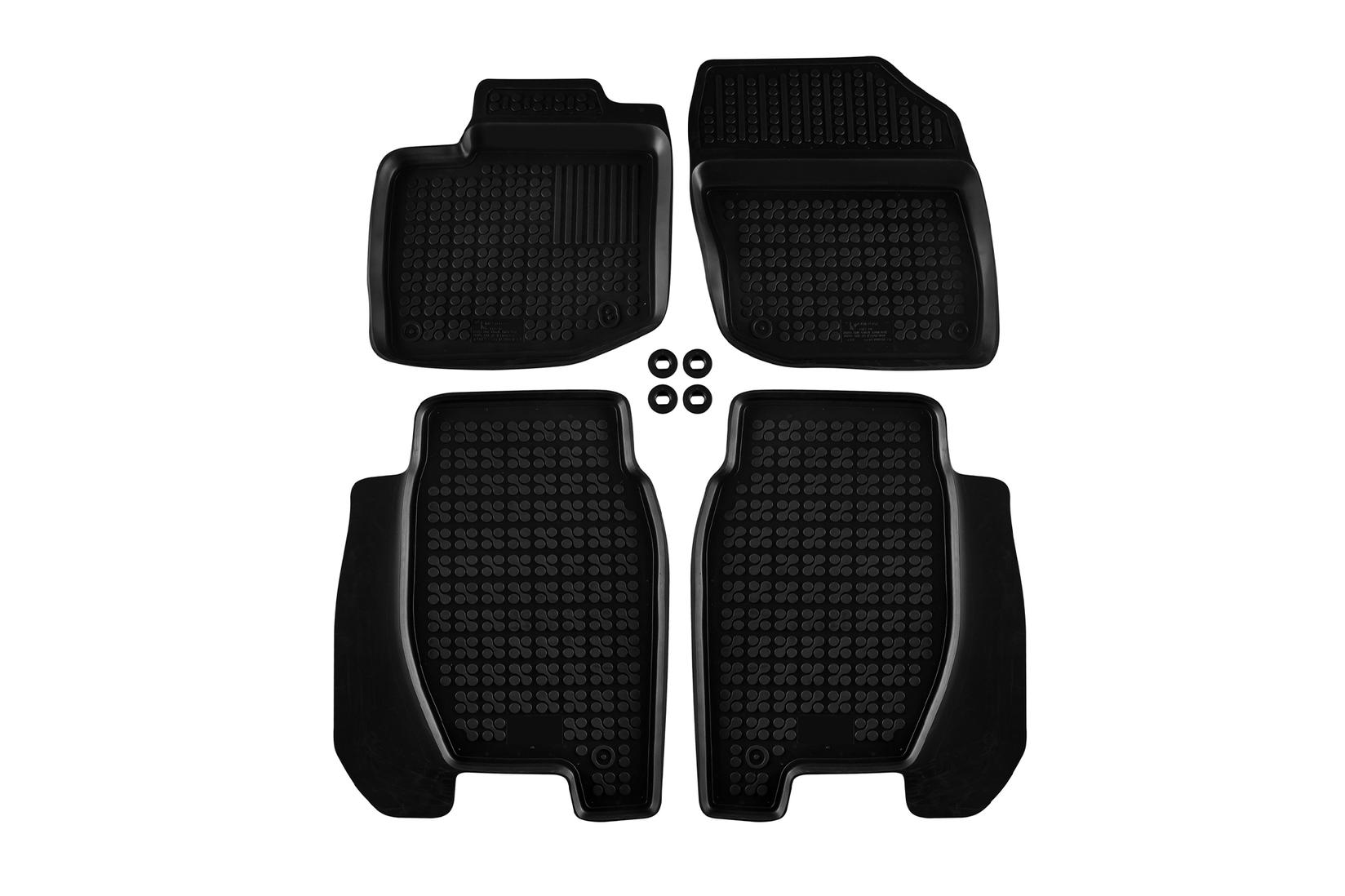 REZAW-PLAST Гумени патосници за Honda Civic хечбек 2012-2017 караван 2013-2017 4 дела црни