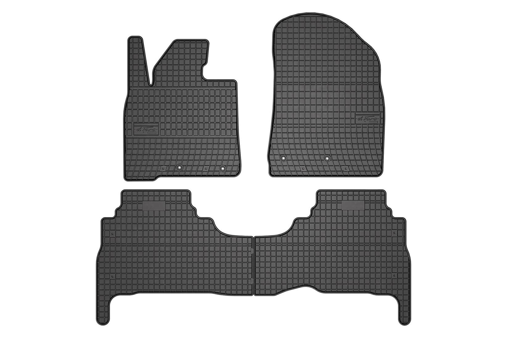 FROGUM Гумени патосници за Toyota Land Cruiser J200 Lexus LX по 2015 година 4 дела црни